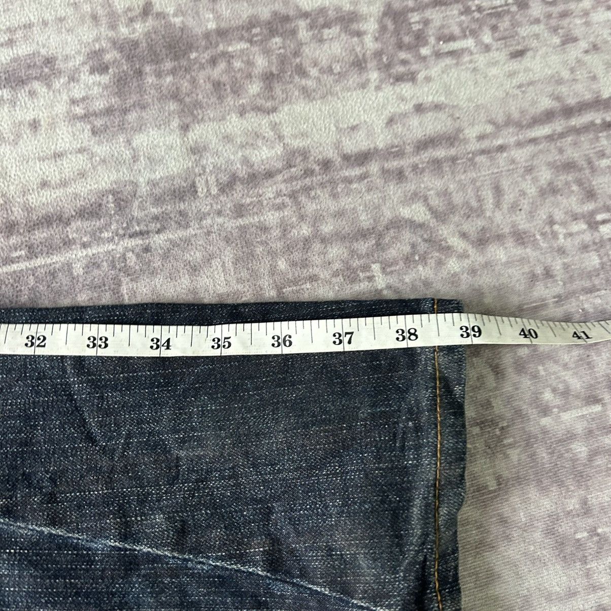 Tornado Mart Flared “ Tornado Mart “ Distressed Mudwash Jeans Size US 34 / EU 50 - 17 Thumbnail