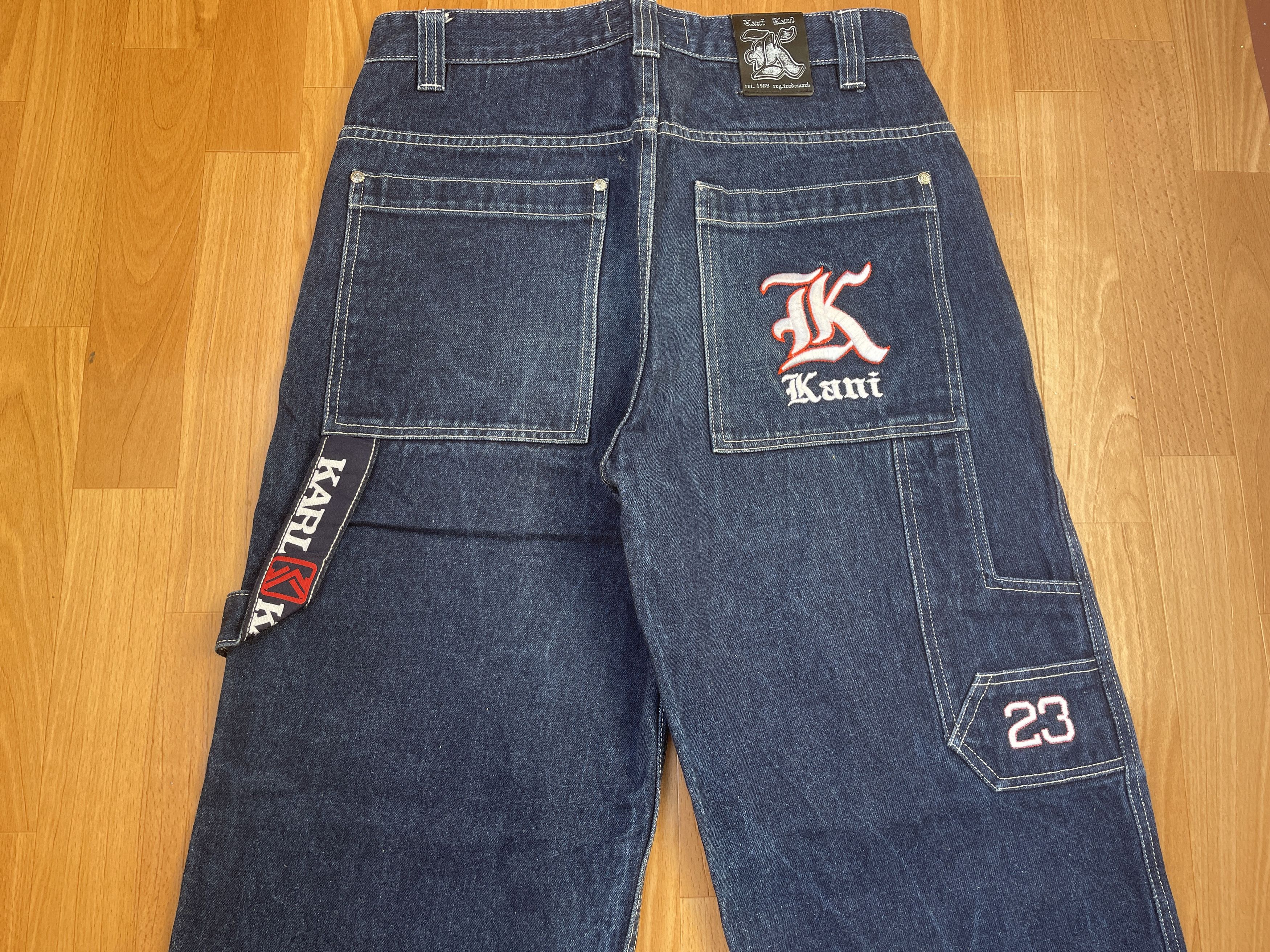 Karl Kani KARL KANI jeans, baggy, vintage Kani jeans, 90s hip hop W 32 Size US 32 / EU 48 - 2 Thumbnail