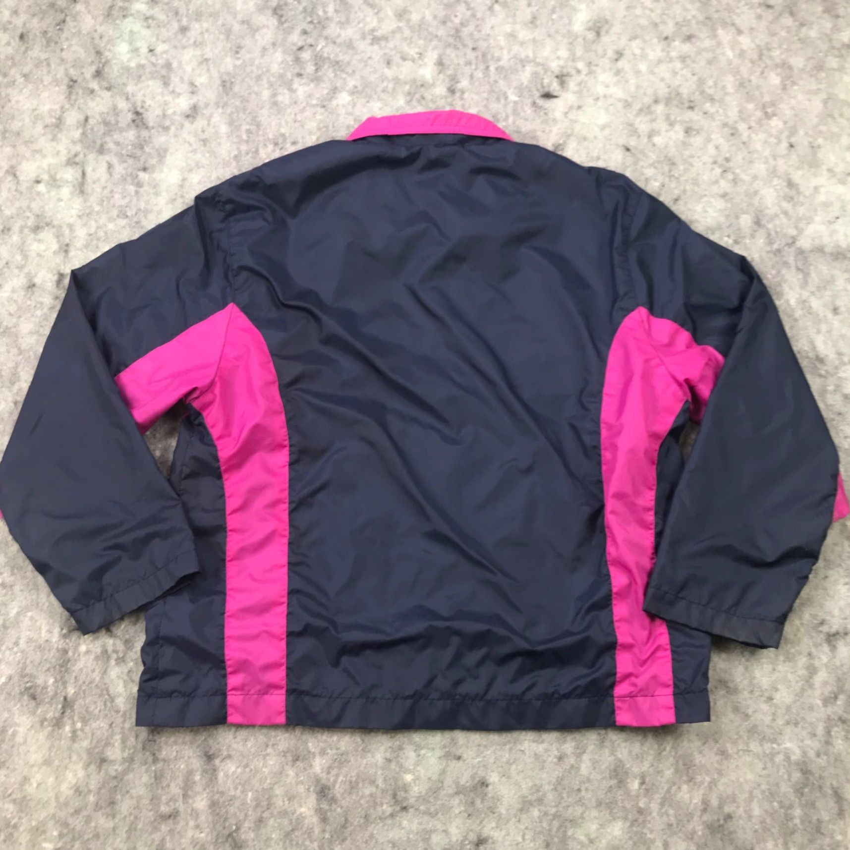 Vintage Rebecca Malone Womens Jacket Small Black Full Zip Lightweight Nylon Windbreaker Size S / US 4 / IT 40 - 6 Thumbnail
