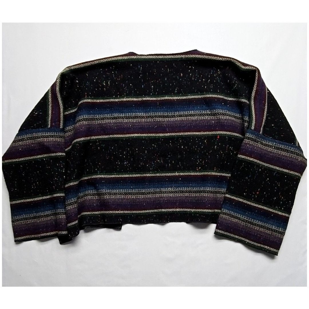 Chicos Vintage Poncho Cardigan Chico's Oversized Women Sweater Size L / US 10 / IT 46 - 6 Thumbnail