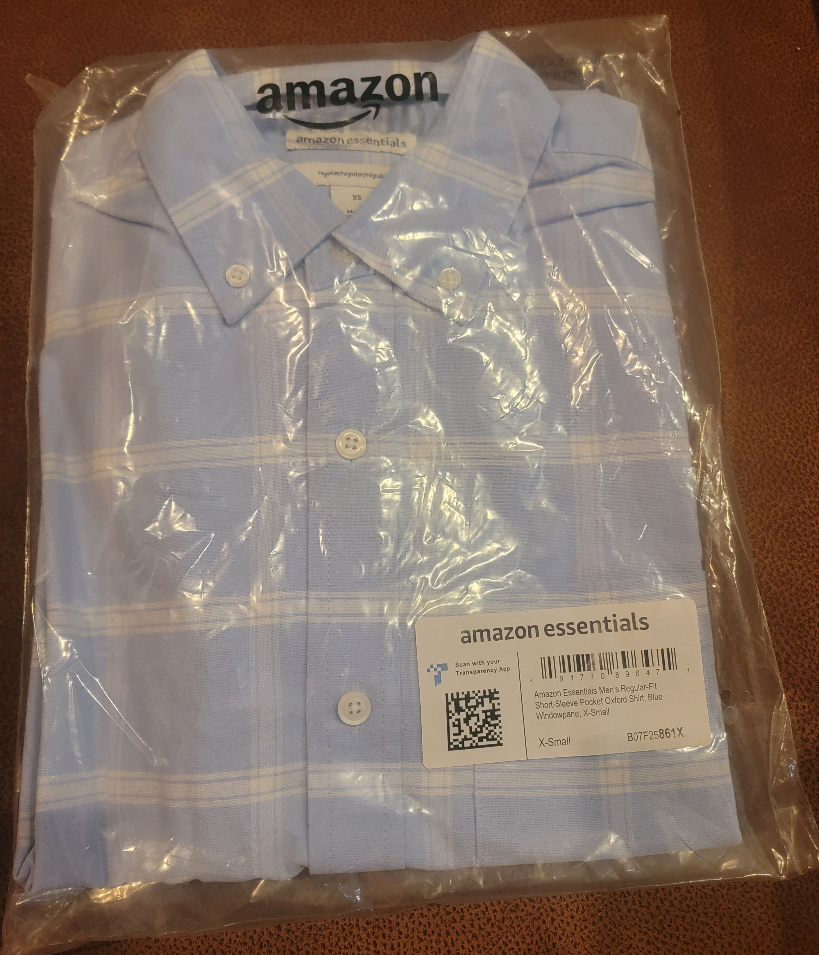 Other Amazon Essentials Short-Sleeve Pocket Oxford Shirt NEW!! Size US XS / EU 42 / 0 - 5 Thumbnail