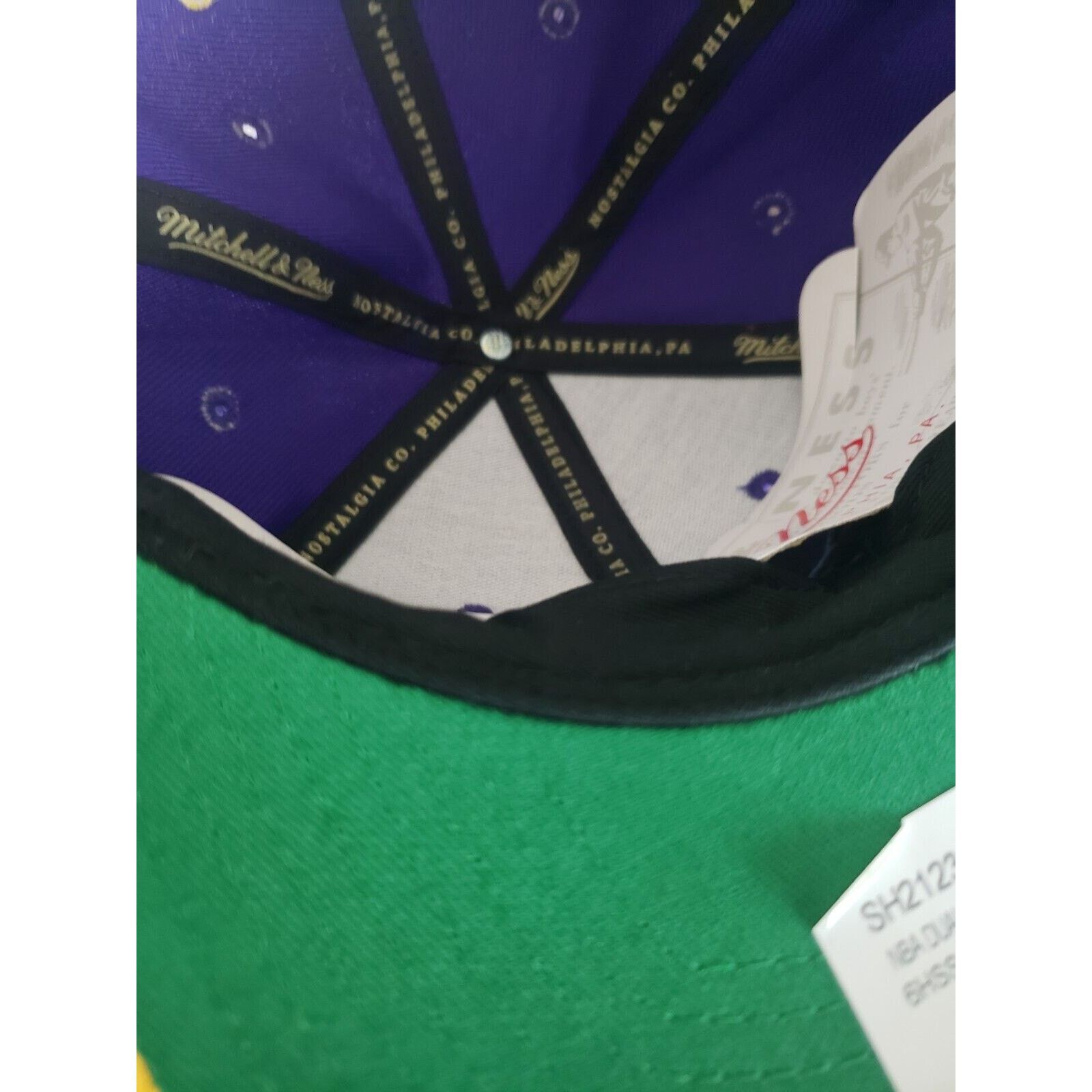 Mitchell & Ness Los Angeles Lakers Hat 2009 NBA Finals Purple Mitchell Ness Size ONE SIZE - 7 Thumbnail