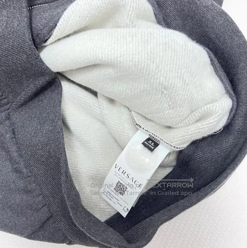 Versace Versace Gray Cotton Blend Pullover Jacket . Size US XL / EU 56 / 4 - 6 Thumbnail
