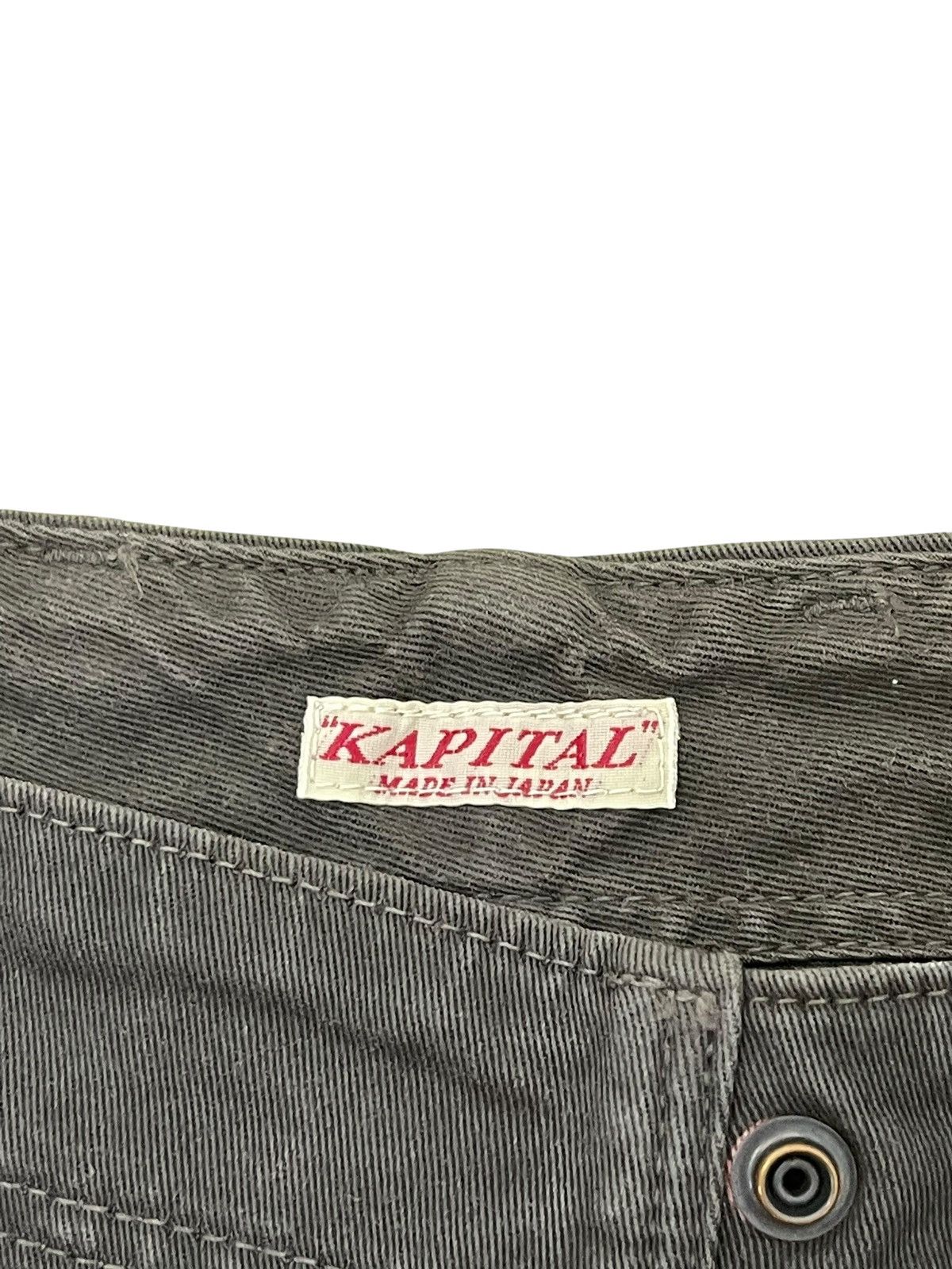 Kapital Skinny Cargo Kapital High Rise 2🟦6 Size US 29 - 8 Thumbnail