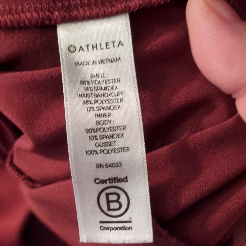Athleta Athleta Burgundy Skort Size 10 Size 32" / US 10 / IT 46 - 7 Thumbnail