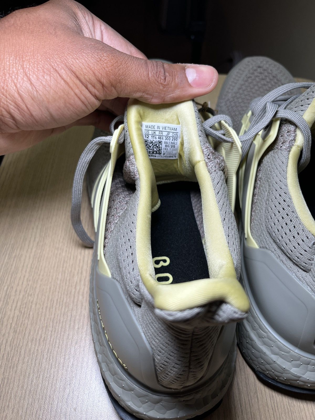 Adidas Adidas UltraBoost 1.0 - "Putty Beige / Powder Yellow" Size US 12 / EU 45 - 5 Thumbnail