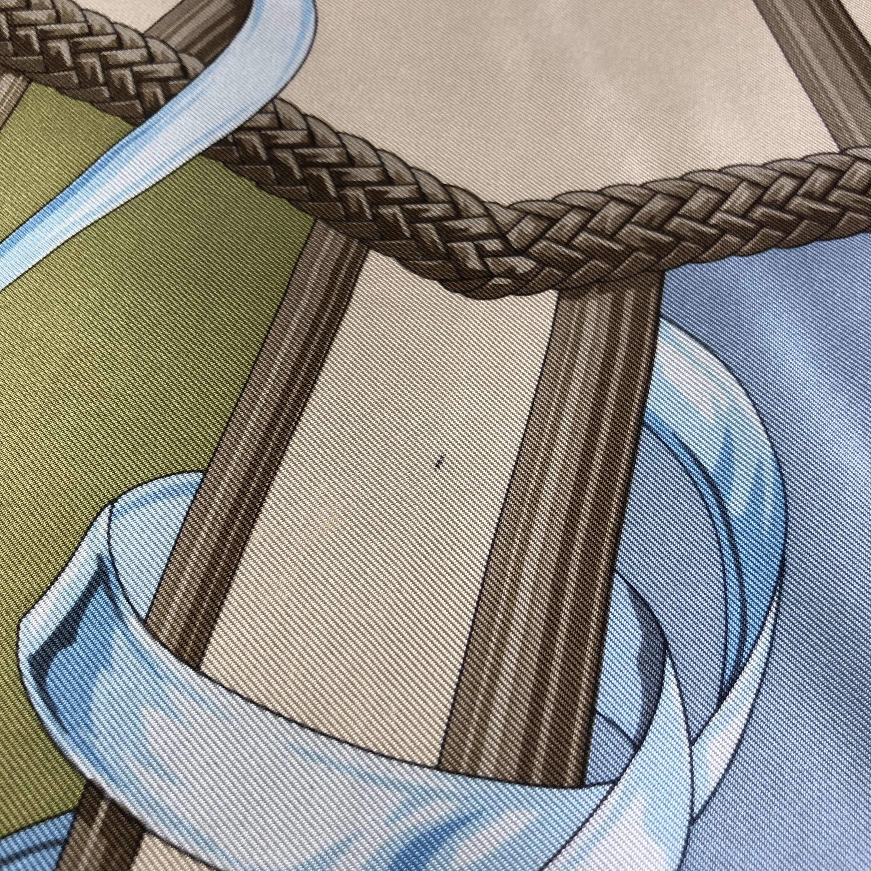 Trussardi Vintage Trussardi Luxury Baroque Silk Scarf M936 Size ONE SIZE - 10 Thumbnail
