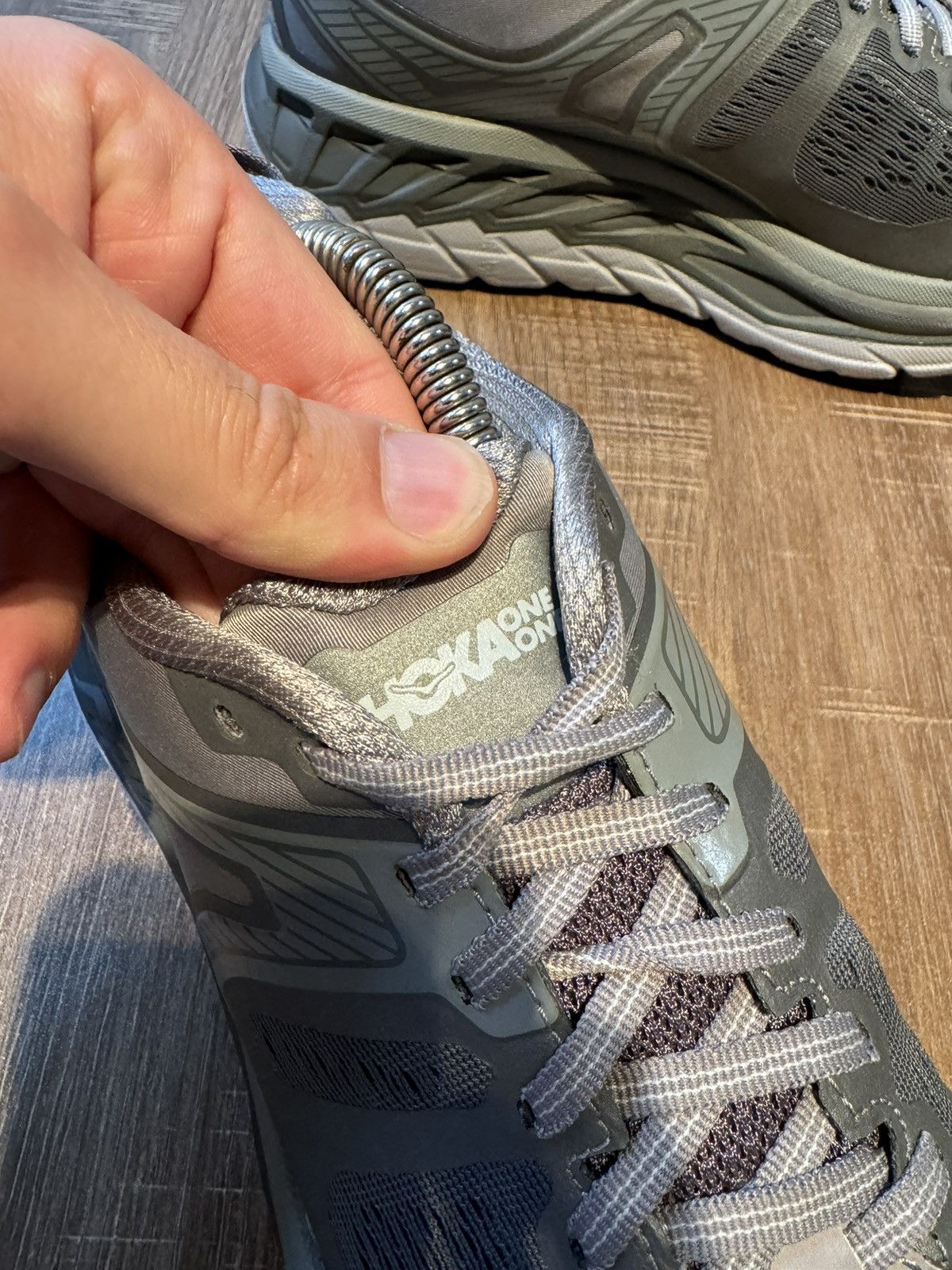 Hoka Hoka One One Womens Stinson ATR 5 1099730 CWDD Gray Sz 9 Size US 9 / IT 39 - 8 Thumbnail