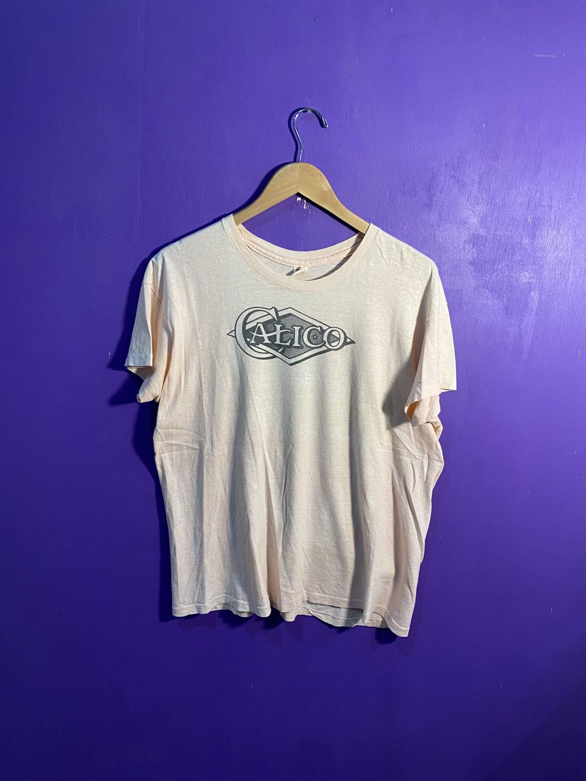 Other Vintage 60s/70s Calico sign t-shirt Size US L / EU 52-54 / 3 - 1 Thumbnail