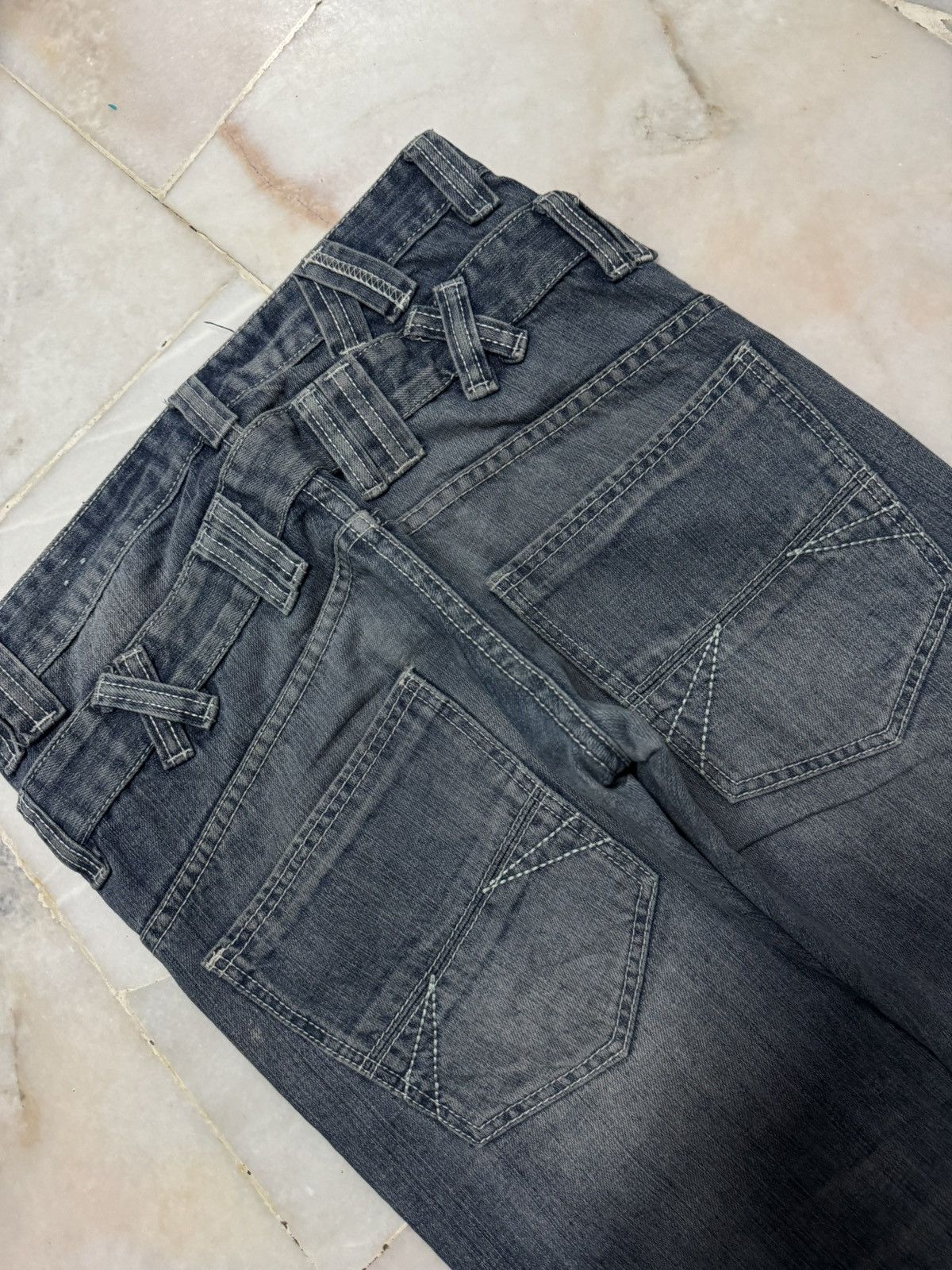 Seditionaries 💥DOUBLE WAIST💥VINTAGE SOUTHERN PUNK JEANS WHISKER RARE DENIM Size US 30 / EU 46 - 15 Thumbnail