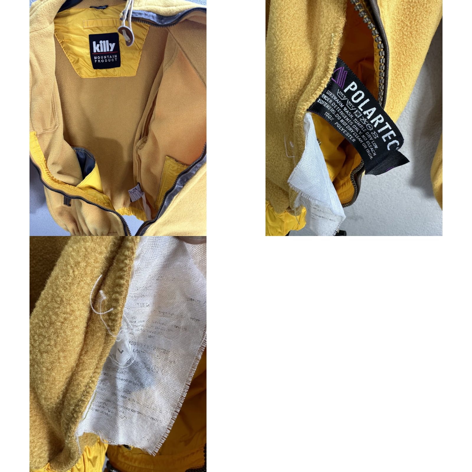 Vintage VINTAGE Killy Jacket Ski Fleece Orange Leather Patch Zip Up Sz L Mens Size US L / EU 52-54 / 3 - 8 Thumbnail