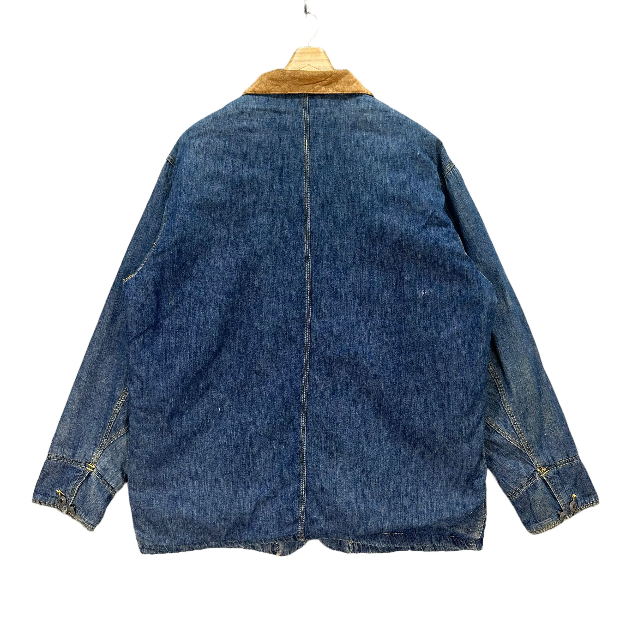 Vintage ALBEMARLE STYLISH GARMENT PERSON DENIM CHORE JACKET 7522-151 Size US M / EU 48-50 / 2 - 11 Thumbnail