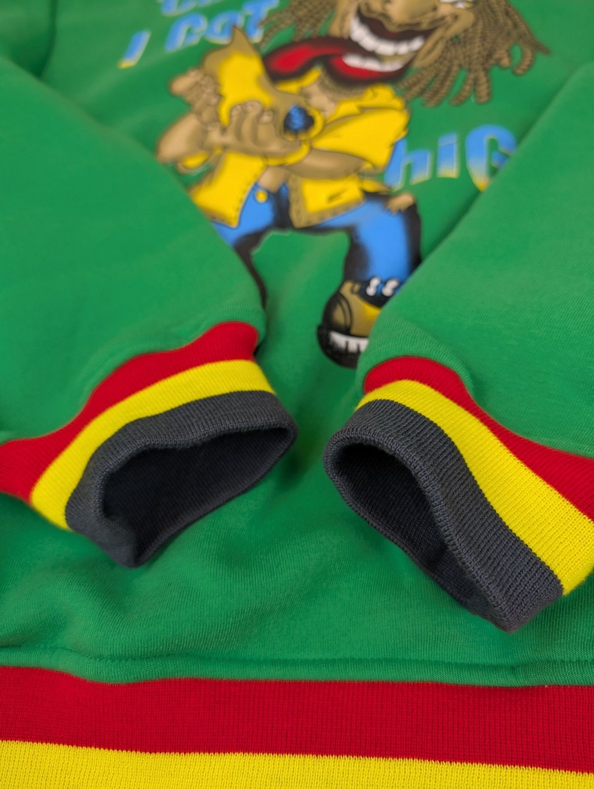 Vintage Cuz I Got High Vintage 420 Weed Marihuana Skater Hoodie 00s Size US XL / EU 56 / 4 - 4 Thumbnail