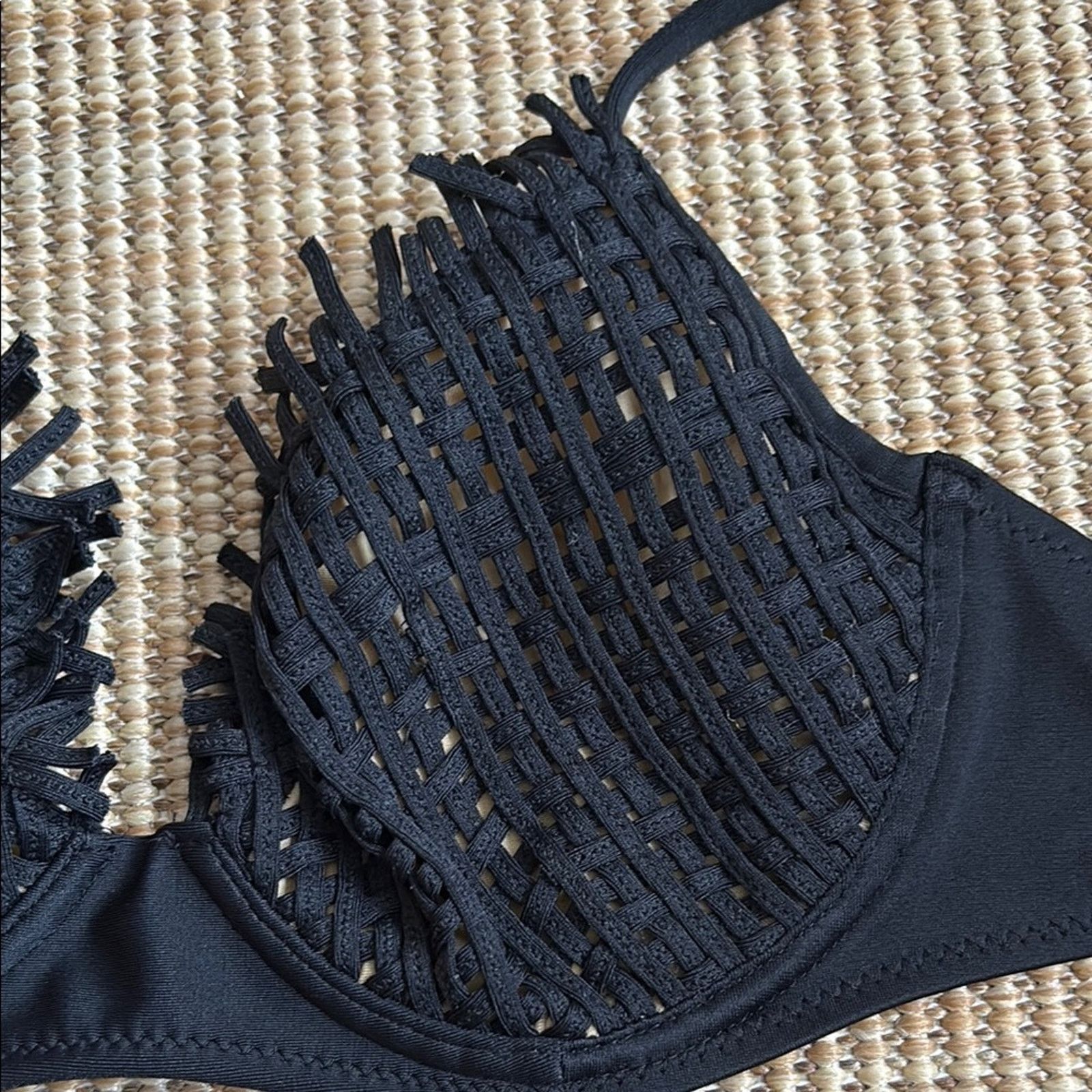 La Perla La Perla Black Triangle Bikini Swimwear Size 12 Size ONE SIZE - 7 Thumbnail