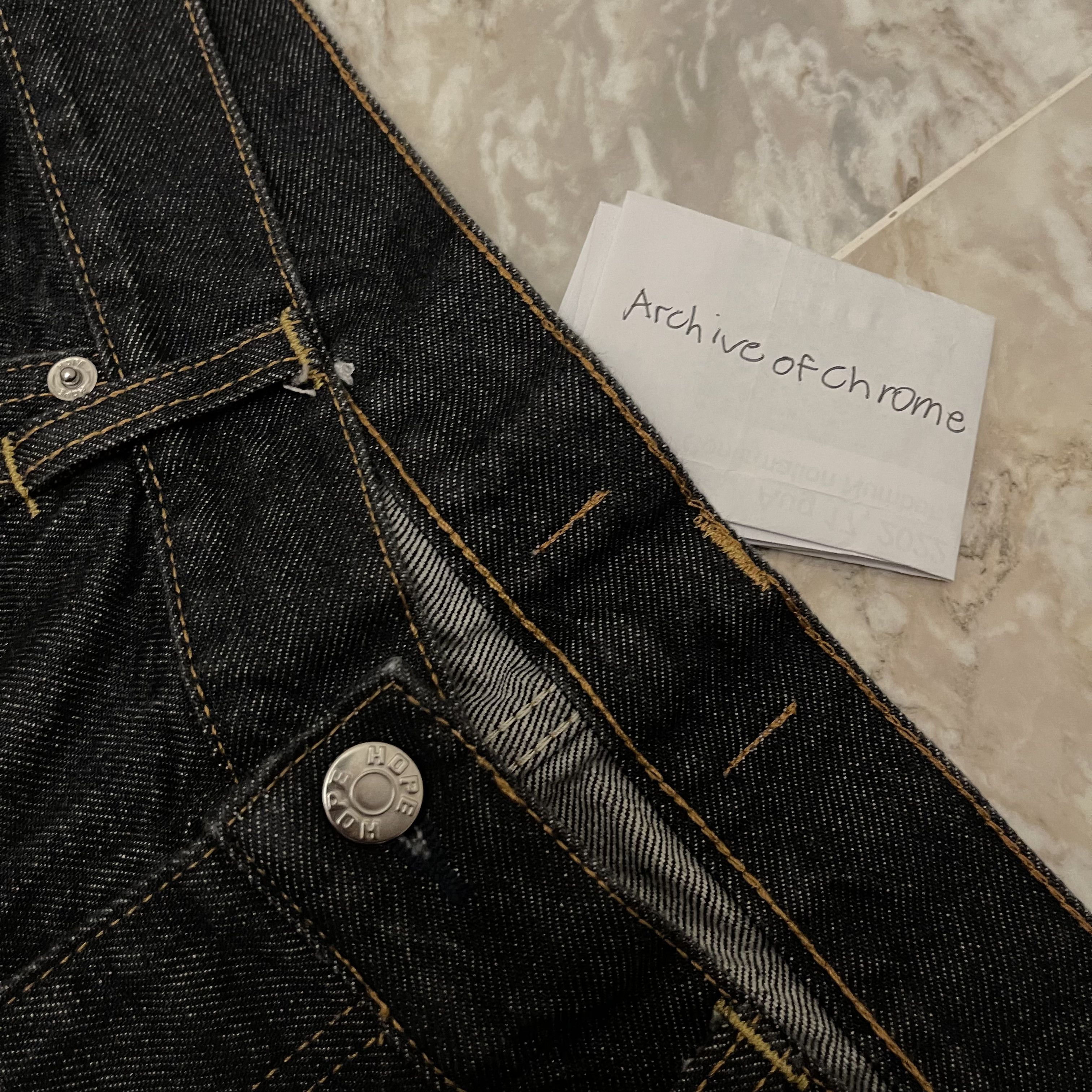 Hope Hope Stockholm Denim Wide Legged Jeans Navy Size US 36 / EU 52 - 4 Thumbnail