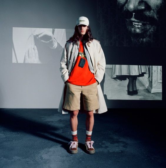 DENIM TEARS × Dior o1w1db10824 Size: S / Baseball Cap in Beige Size ONE SIZE - 8 Thumbnail