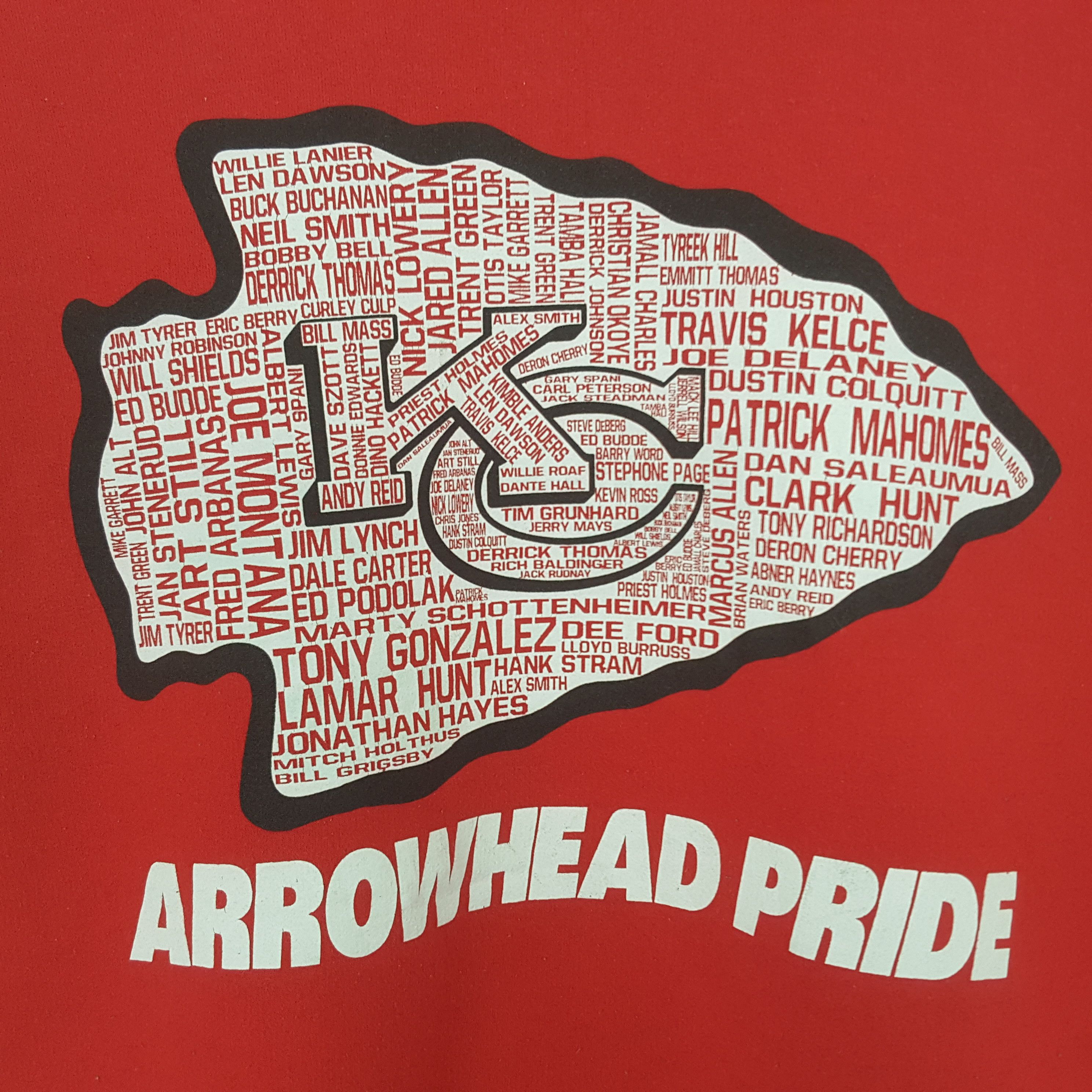 Japanese Brand × Vintage Vintage Kansas City Arrowhead Pride Sweatshirt Size US XL / EU 56 / 4 - 2 Thumbnail