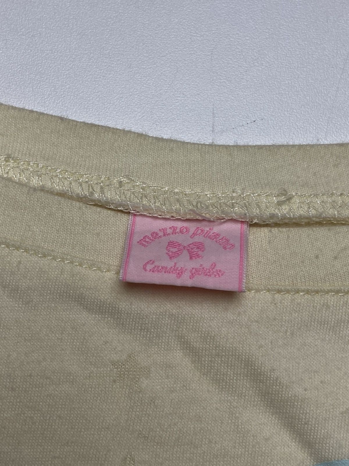 Japanese Brand 2000s Mezzo Piano - Baby Tee Size M / US 6-8 / IT 42-44 - 3 Thumbnail