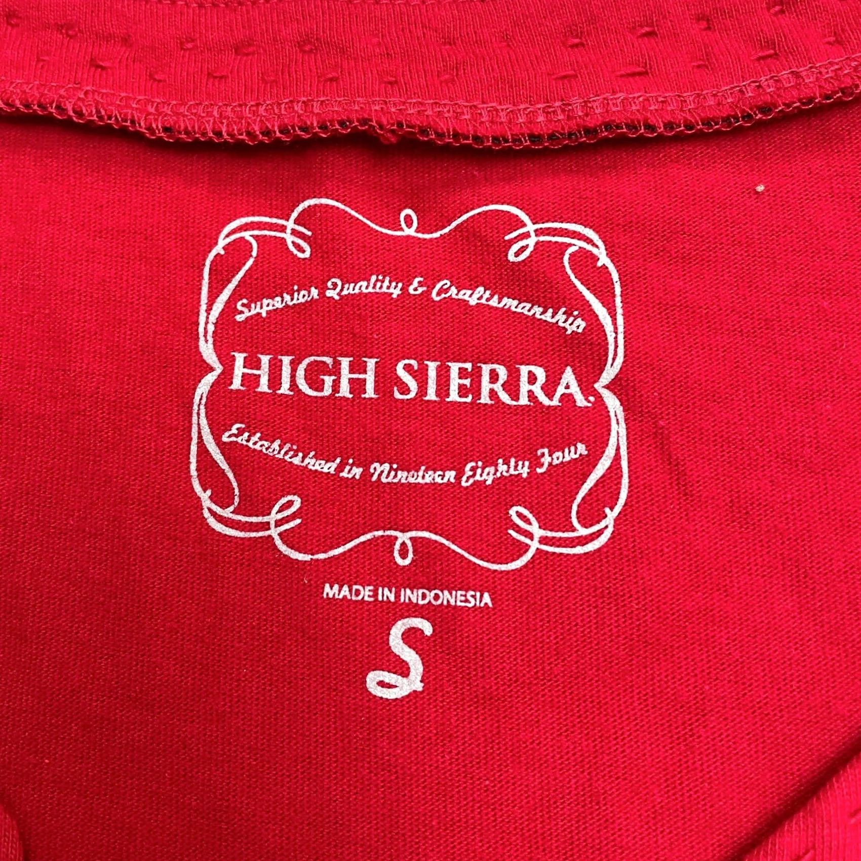 High Sierra High Sierra Red T-Shirt Women Small Short Sleeve Cotton Basic Top Size S / US 4 / IT 40 - 5 Thumbnail