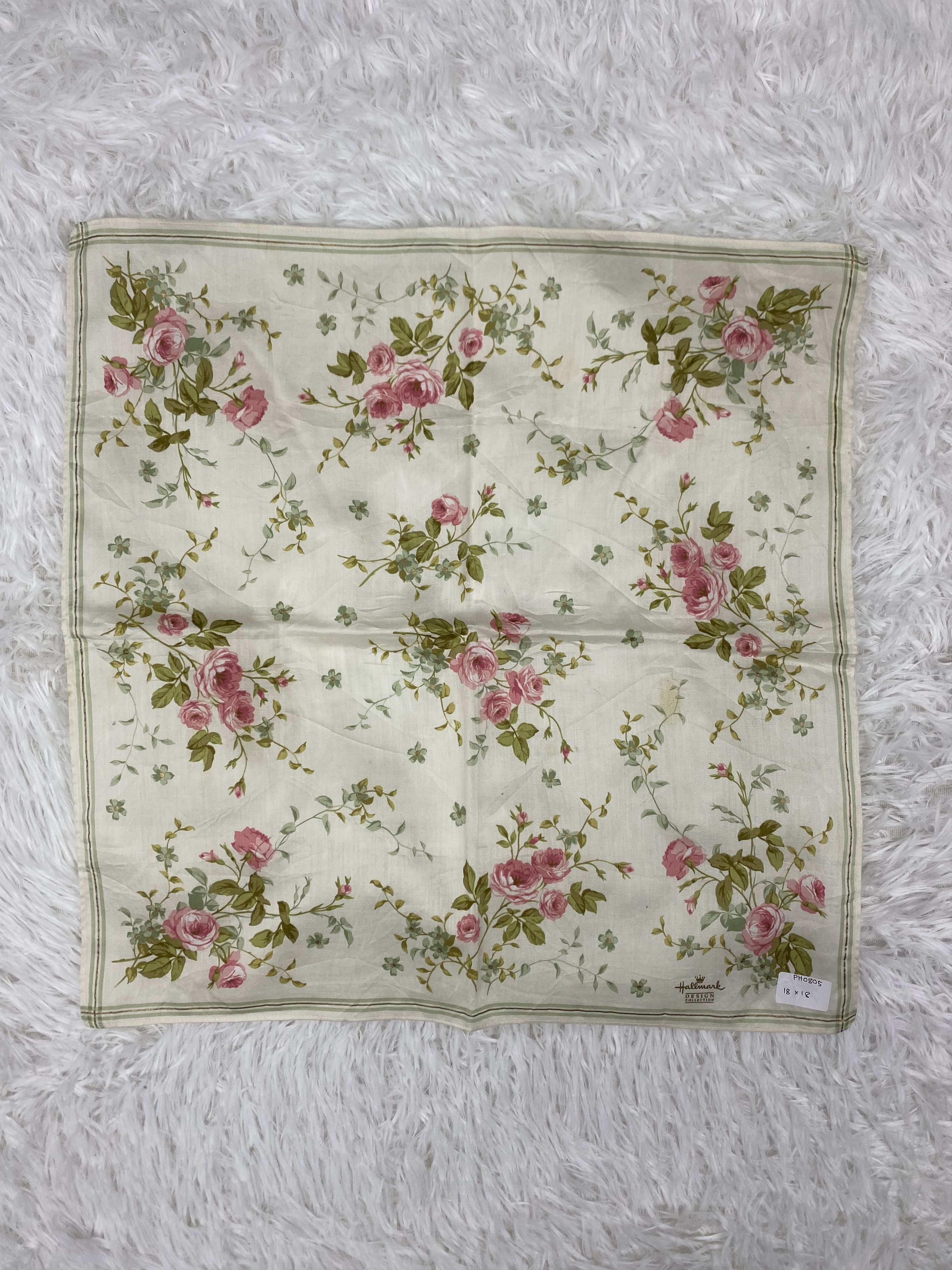 Designer × Vintage Vintage Hallmark Handkerchief Neckerchief PH0805 Size ONE SIZE - 3 Thumbnail
