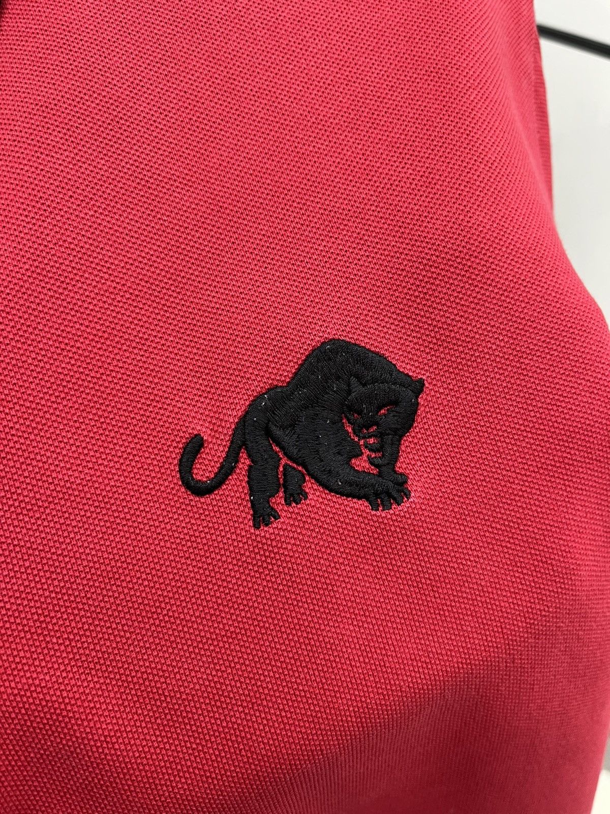 Prada Prada panther red polo shirt | Grailed