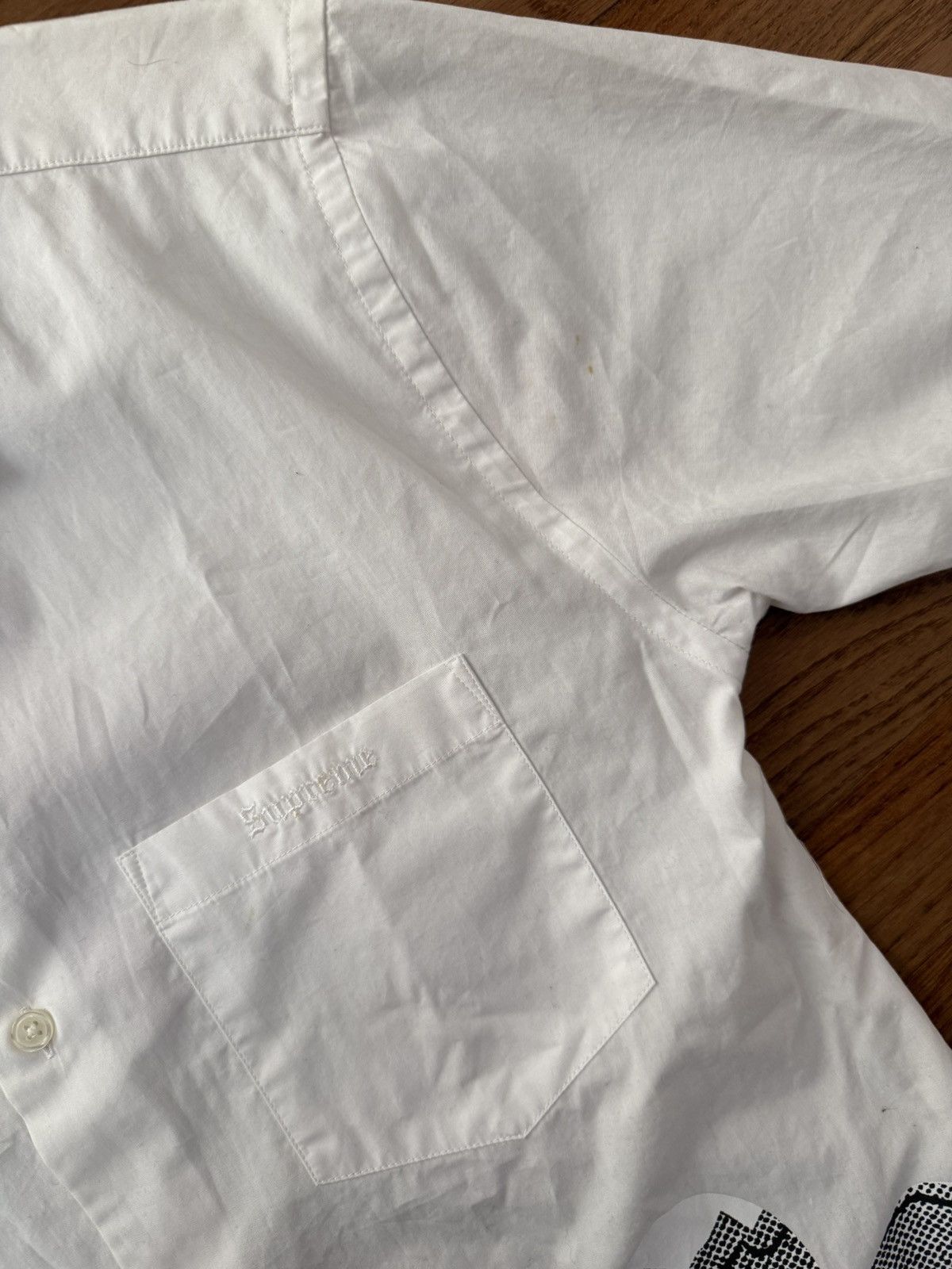 Supreme Supreme Nate Lowman S/S 22 Shirt White Size US M / EU 48-50 / 2 - 8 Thumbnail