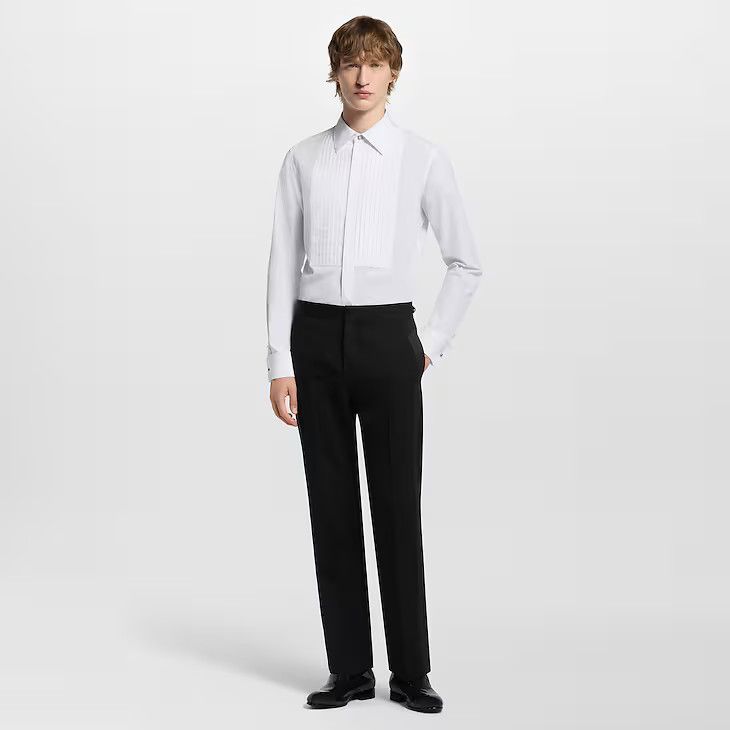Louis Vuitton Bib Front Evening Shirt - 42 4L Size 42L - 5 Thumbnail
