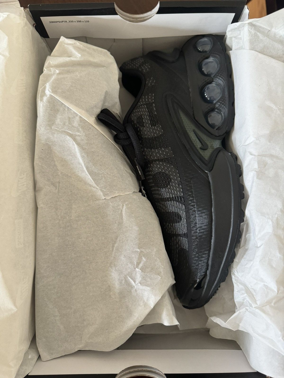 image of Nike Air Max Dn Shoes in Black, Men's (Size 7.5)