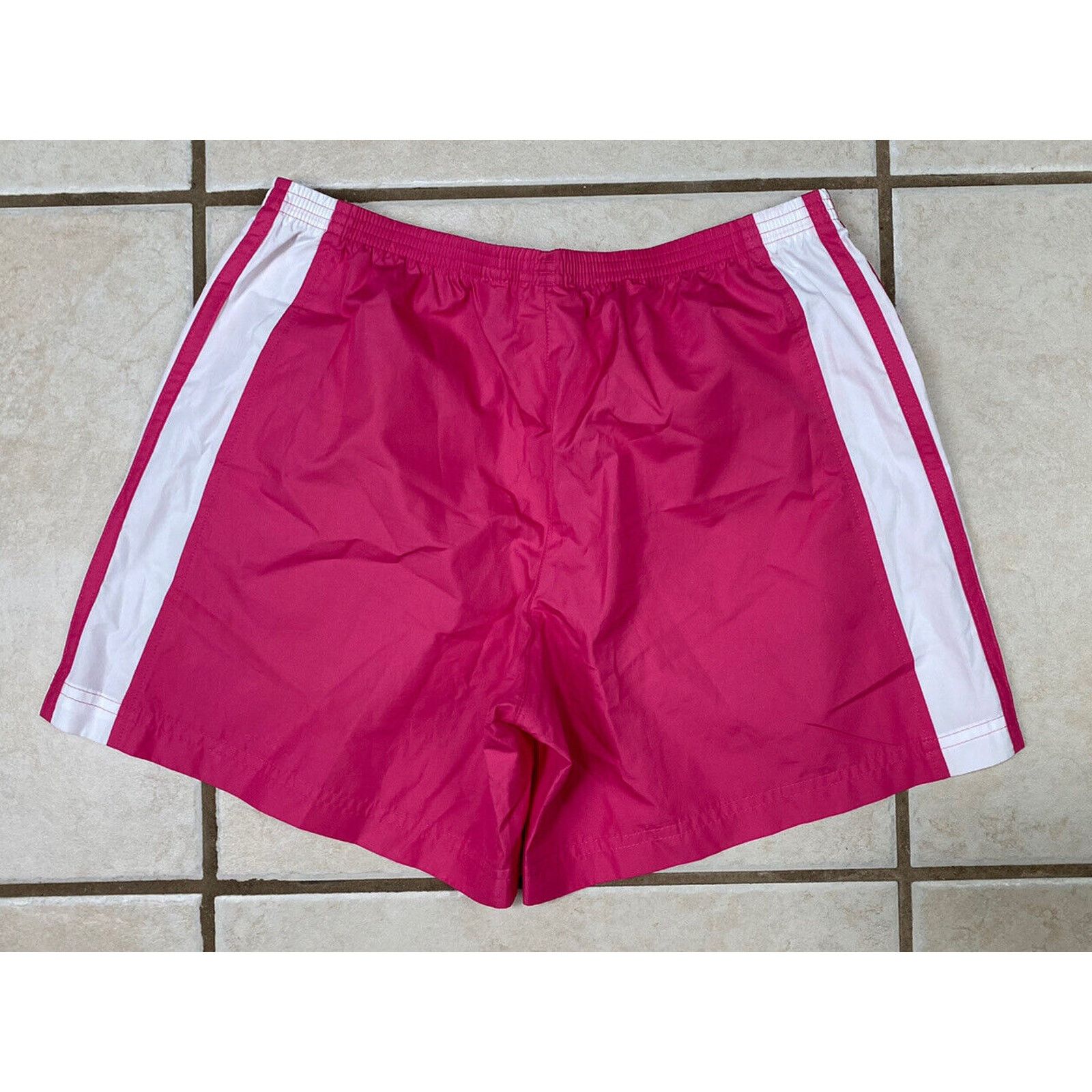Adidas adidas Women's Unlined 3-Stripes Shorts Pink White Small Size 27" / US 4 / IT 40 - 4 Thumbnail