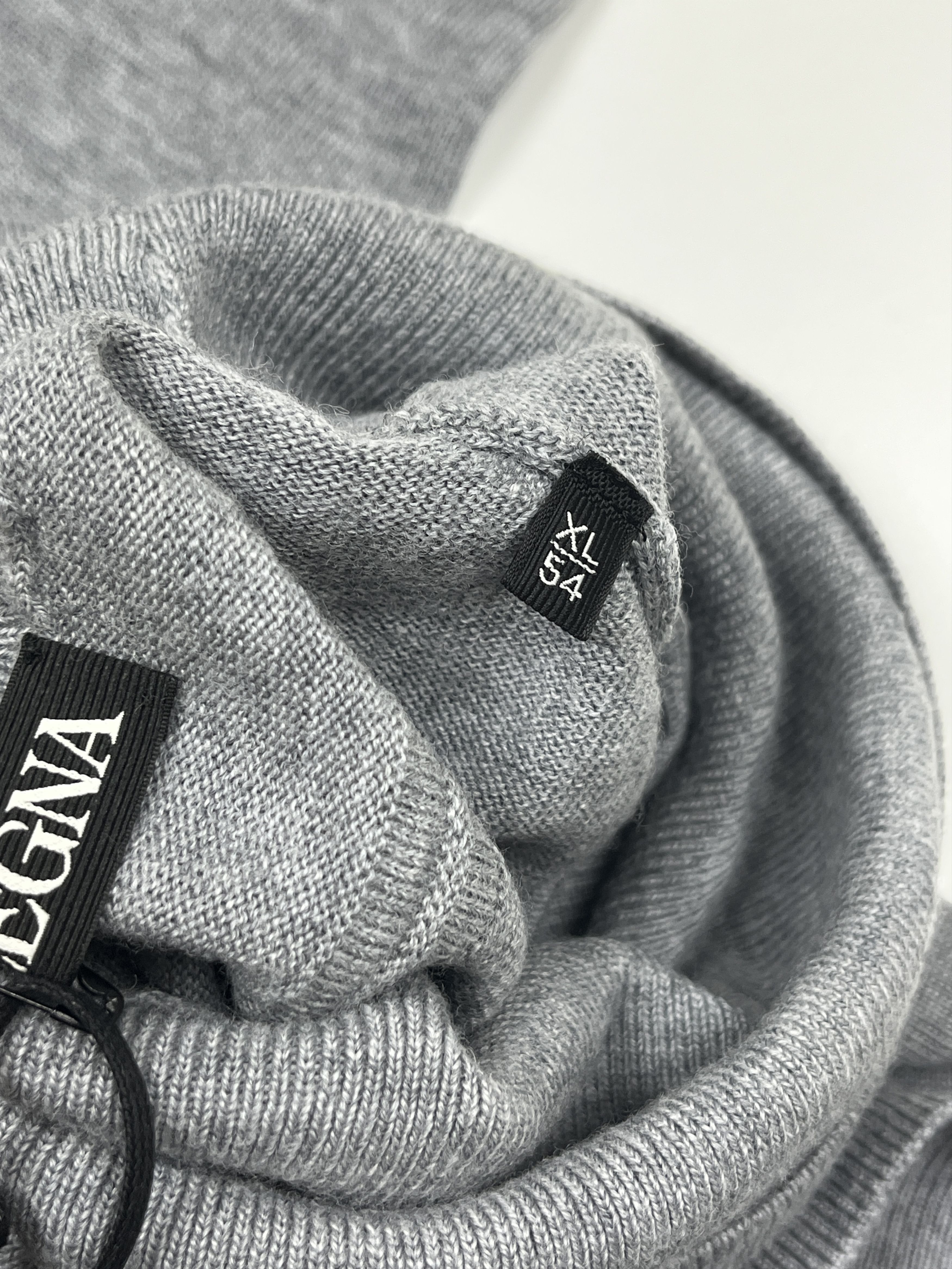 Ermenegildo Zegna Zegna Wool Turtleneck Sweater / Grey / XL / New with Tags Size US XL / EU 56 / 4 - 5 Thumbnail