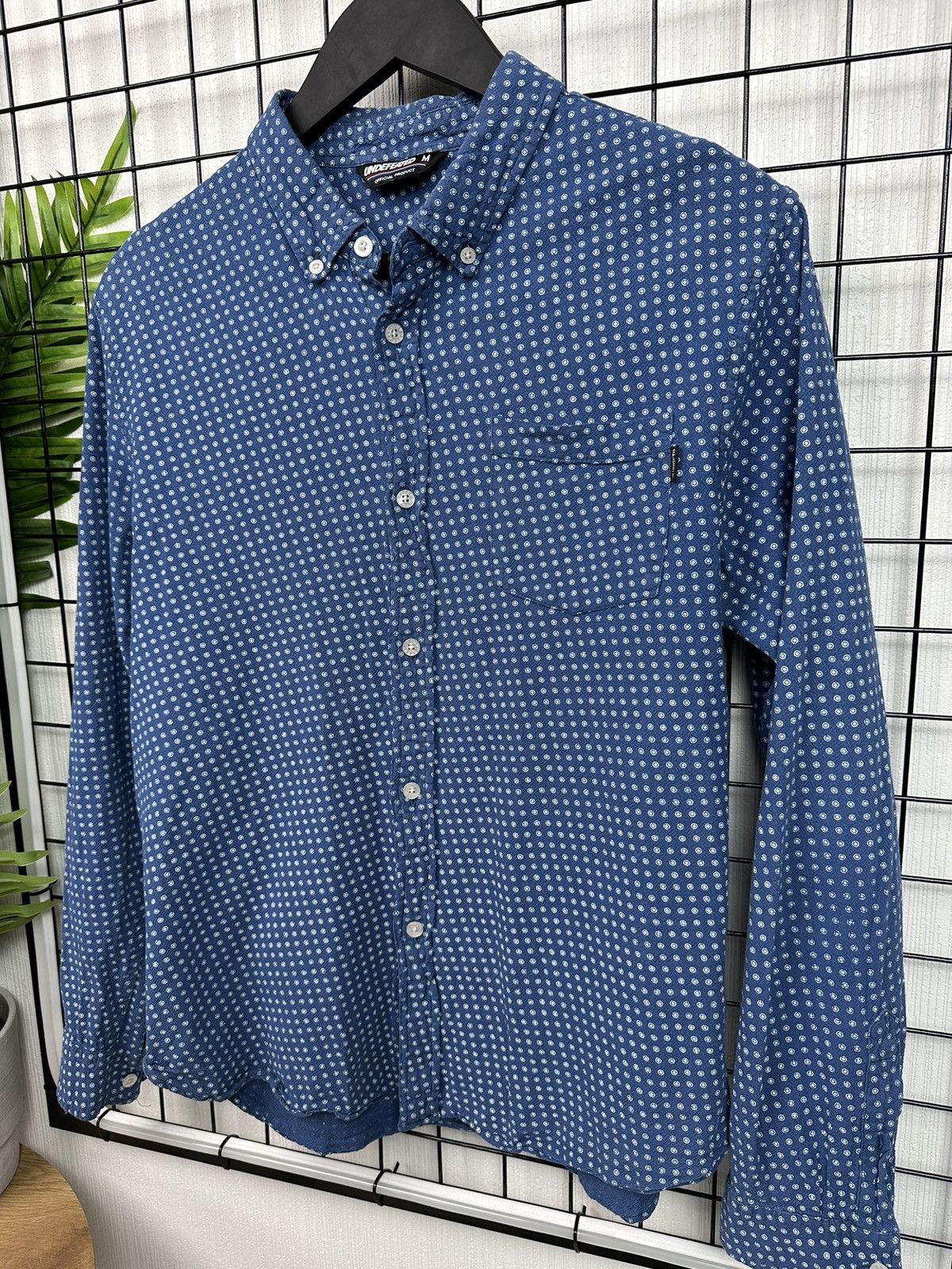 Undefeated Undefeated Button up shirt Men Blue printed Size US M / EU 48-50 / 2 - 2 Thumbnail