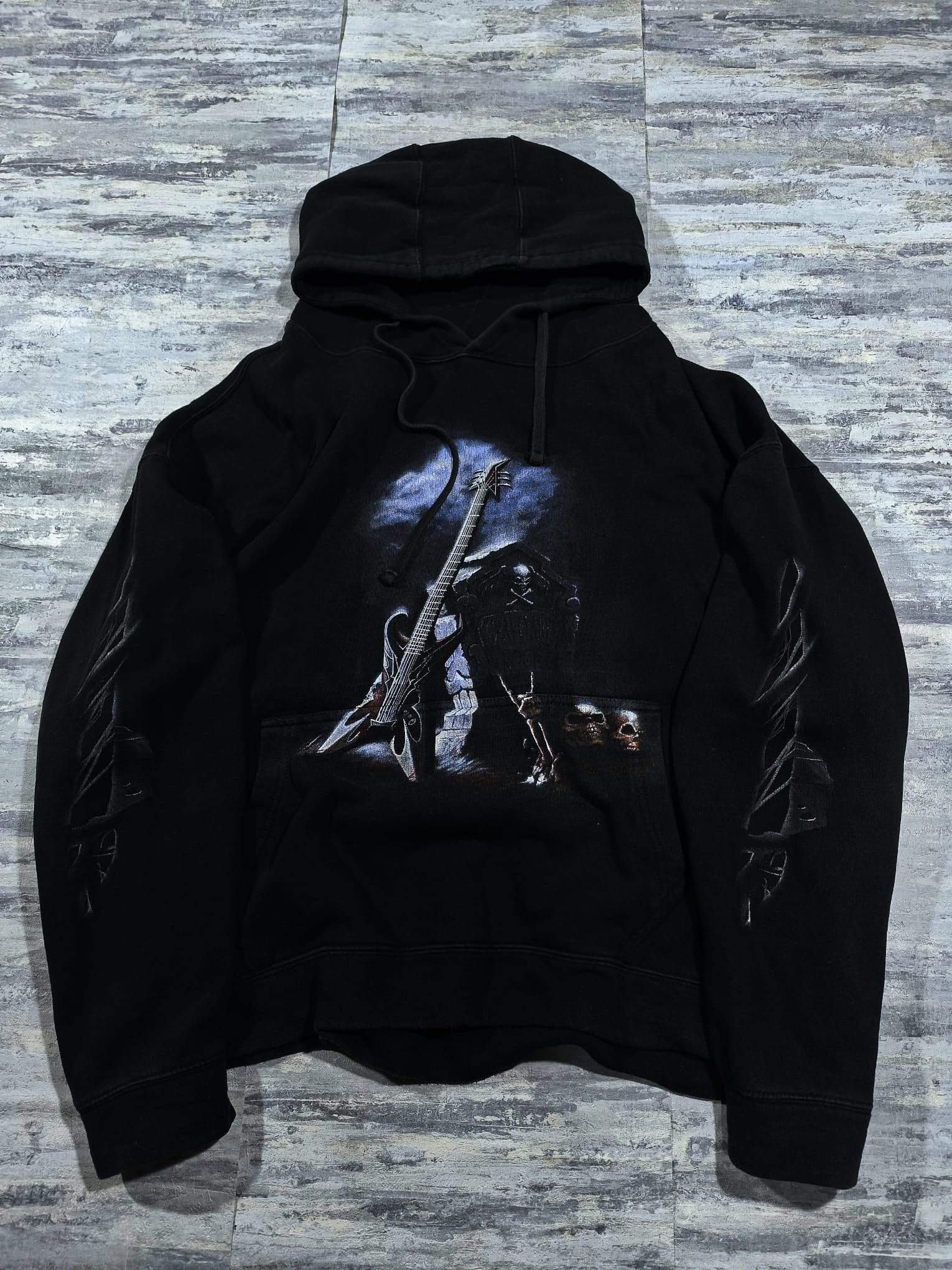 Vintage spiral xl metal hoodie Size US XXL / EU 58 / 5 - 1 Thumbnail