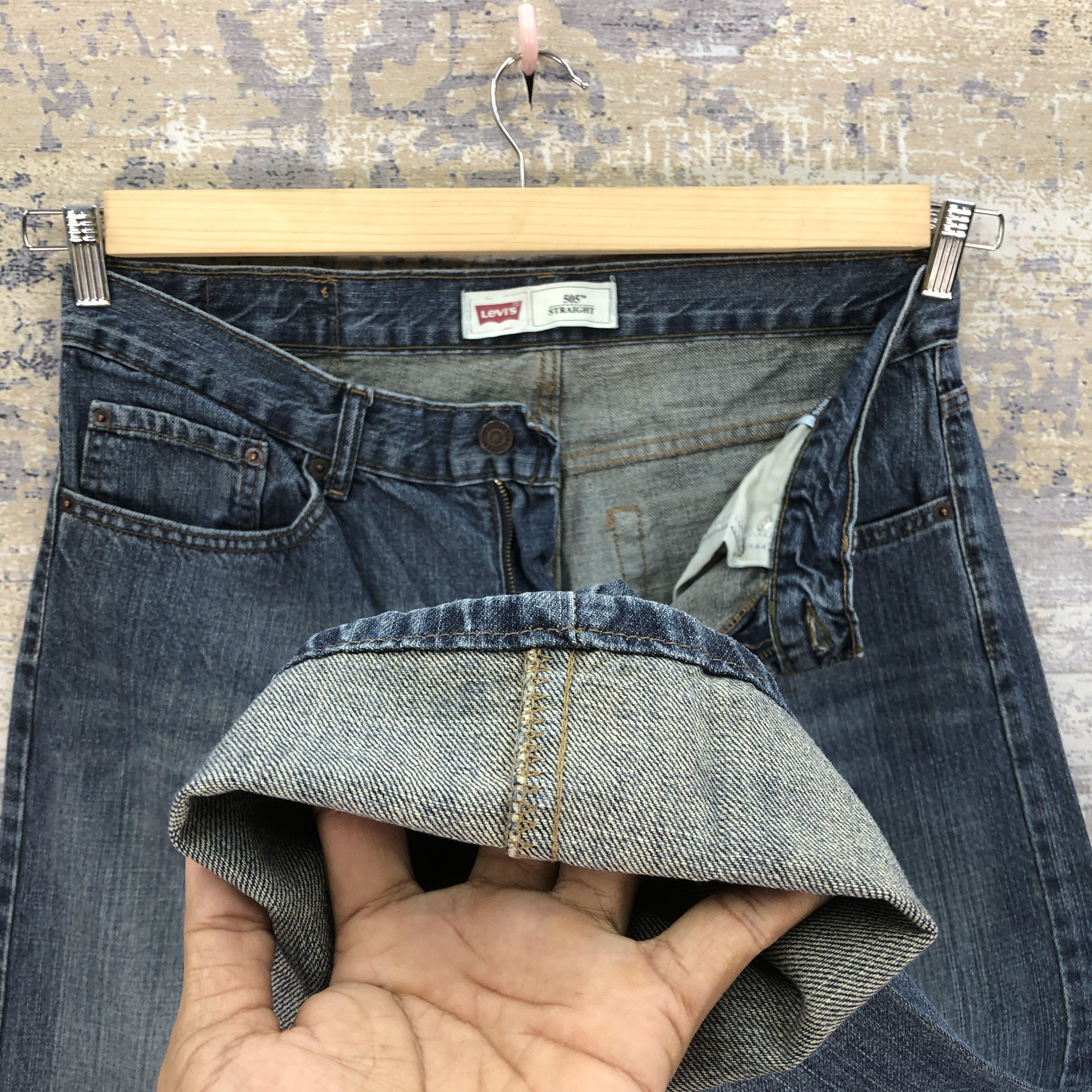 Levi's × Vintage Vintage Y2K Levis Faded Jeans Levi's Light Wash Denim Size US 32 / EU 48 - 8 Thumbnail