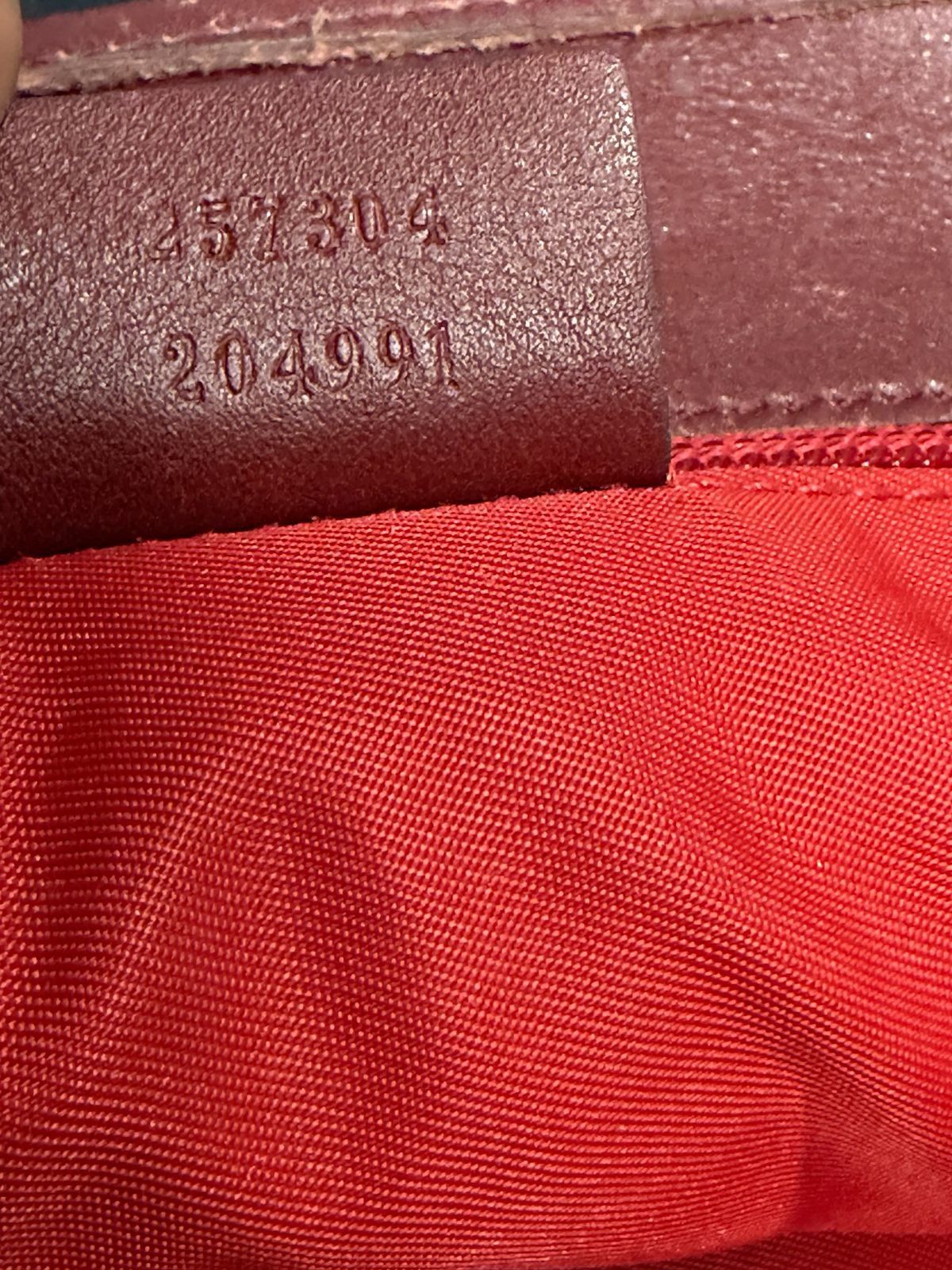 Gucci Vintage Gucci Canvas Tote Bag with Red GG Leather Straps Size ONE SIZE - 9 Thumbnail