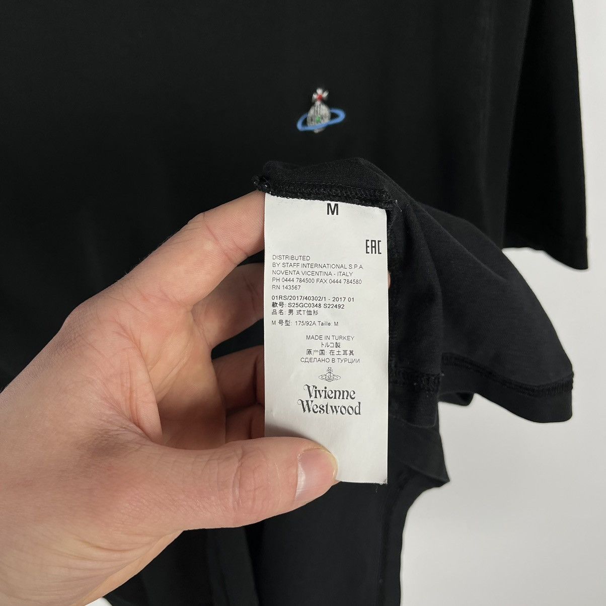 Vintage Vintage Vivienne Westwood y2k orb logo tee 90’s Size US M / EU 48-50 / 2 - 6 Thumbnail