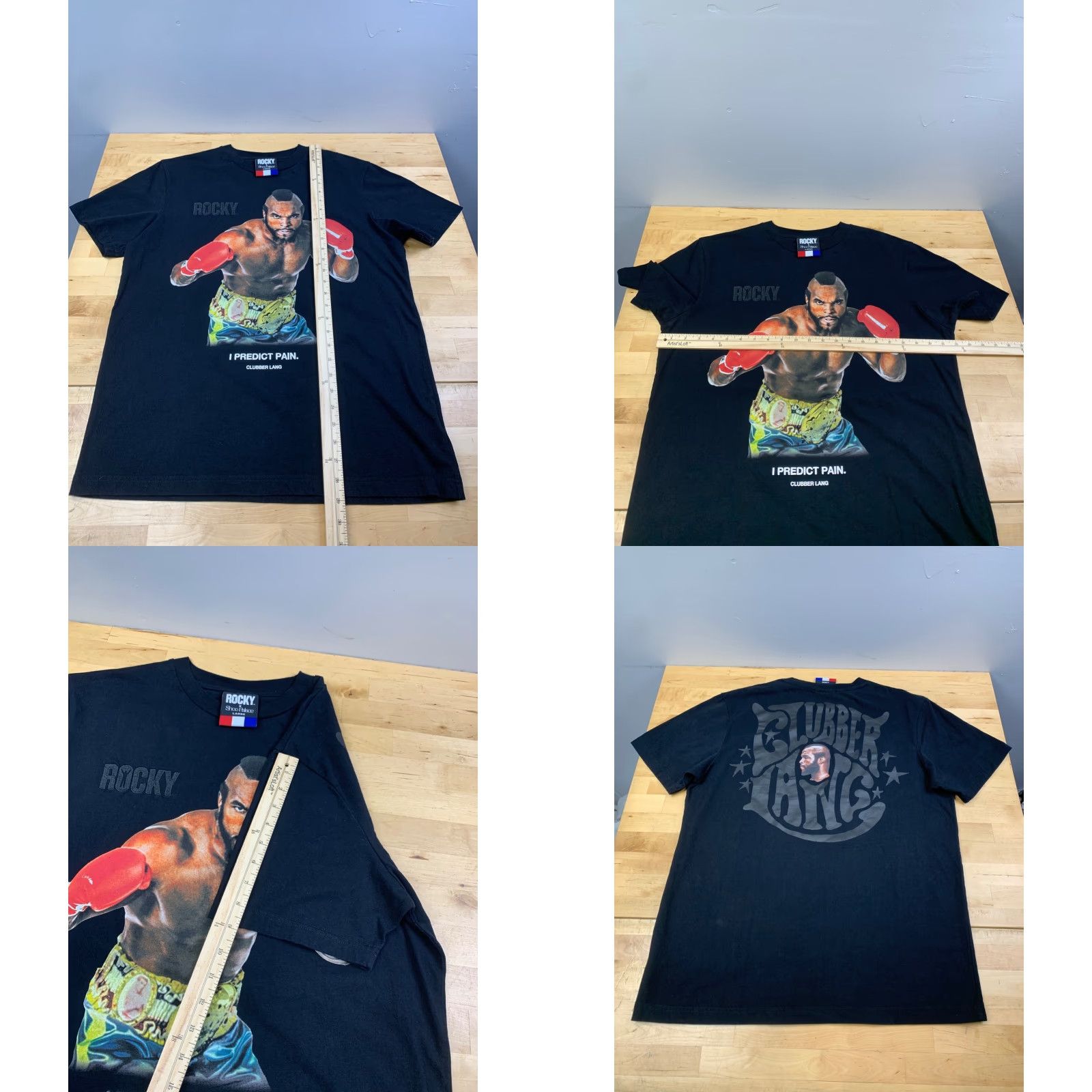 Palace ROCKY Shirt Mens L Black T-Shirt I Predict Pain 12556 Movie Clubber Lang Shoepalace | Vintage not specified Size US L / EU 52-54 / 3 - 8 Thumbnail