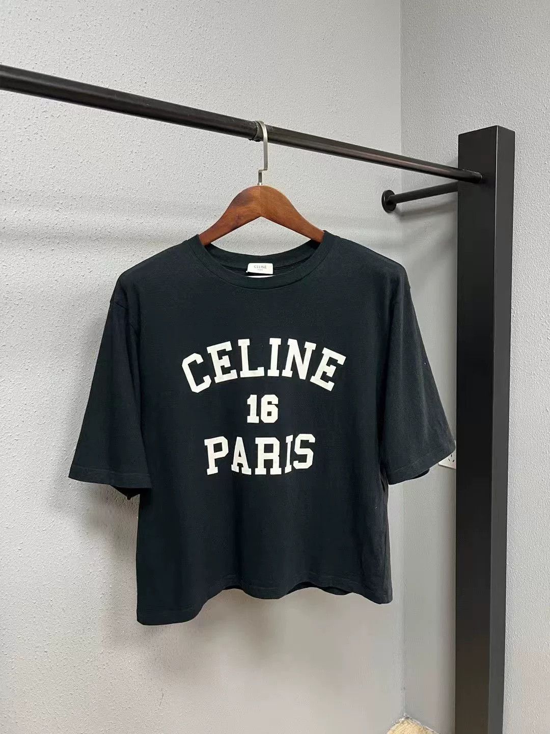 Celine Celine Slogan Short Sleeve Size S / US 4 / IT 40 - 1 Thumbnail