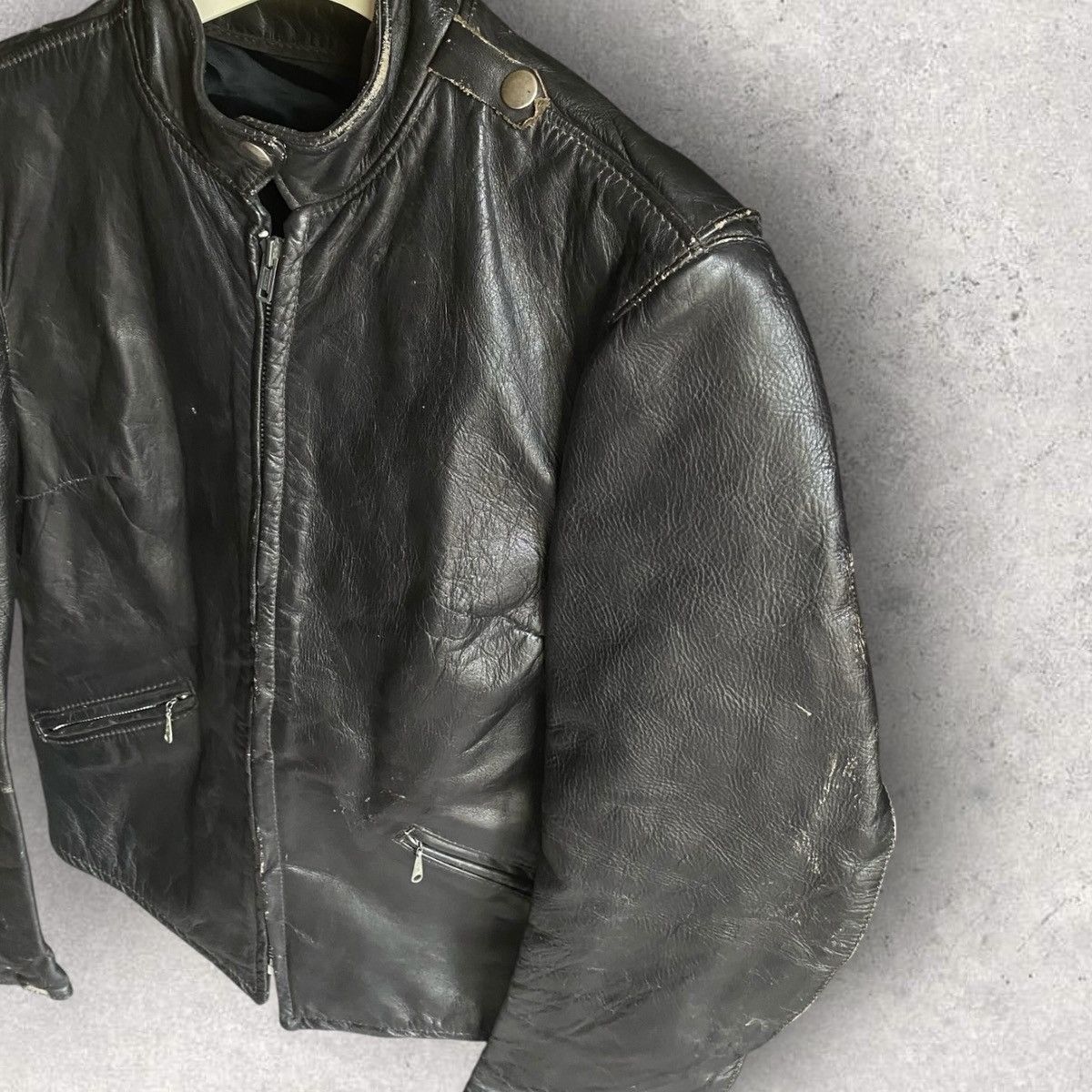 Vintage Vintage 60’s Brooks Leather Cafe Racer Jacket Size US S / EU 44-46 / 1 - 2 Thumbnail