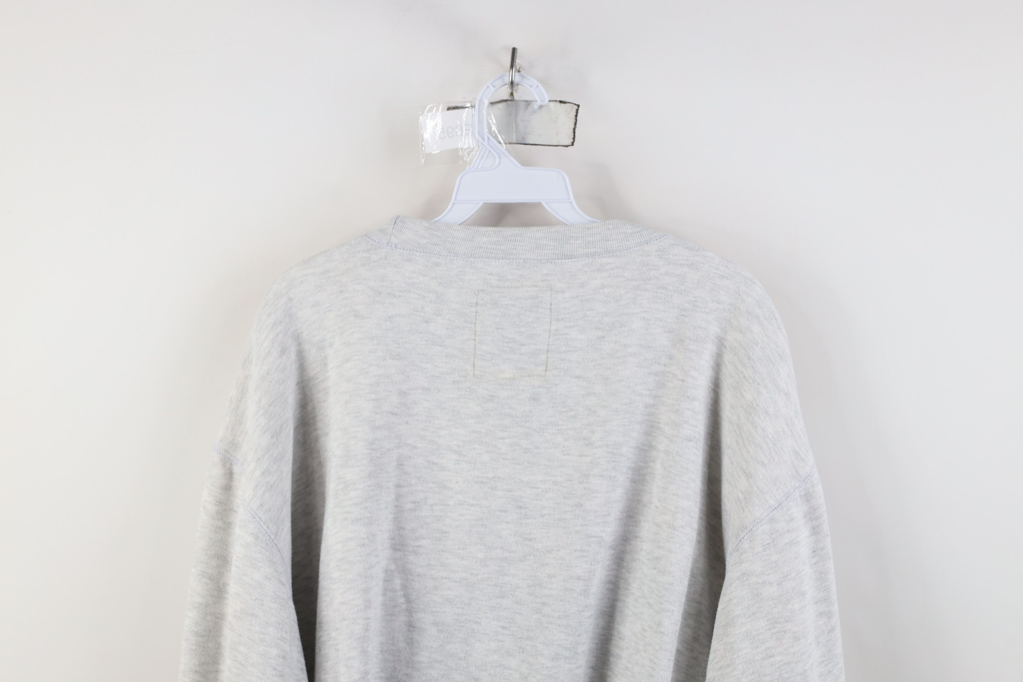 Vintage Vintage 90s Streetwear Flower Crewneck Sweatshirt Gray Size M / US 6-8 / IT 42-44 - 14 Thumbnail