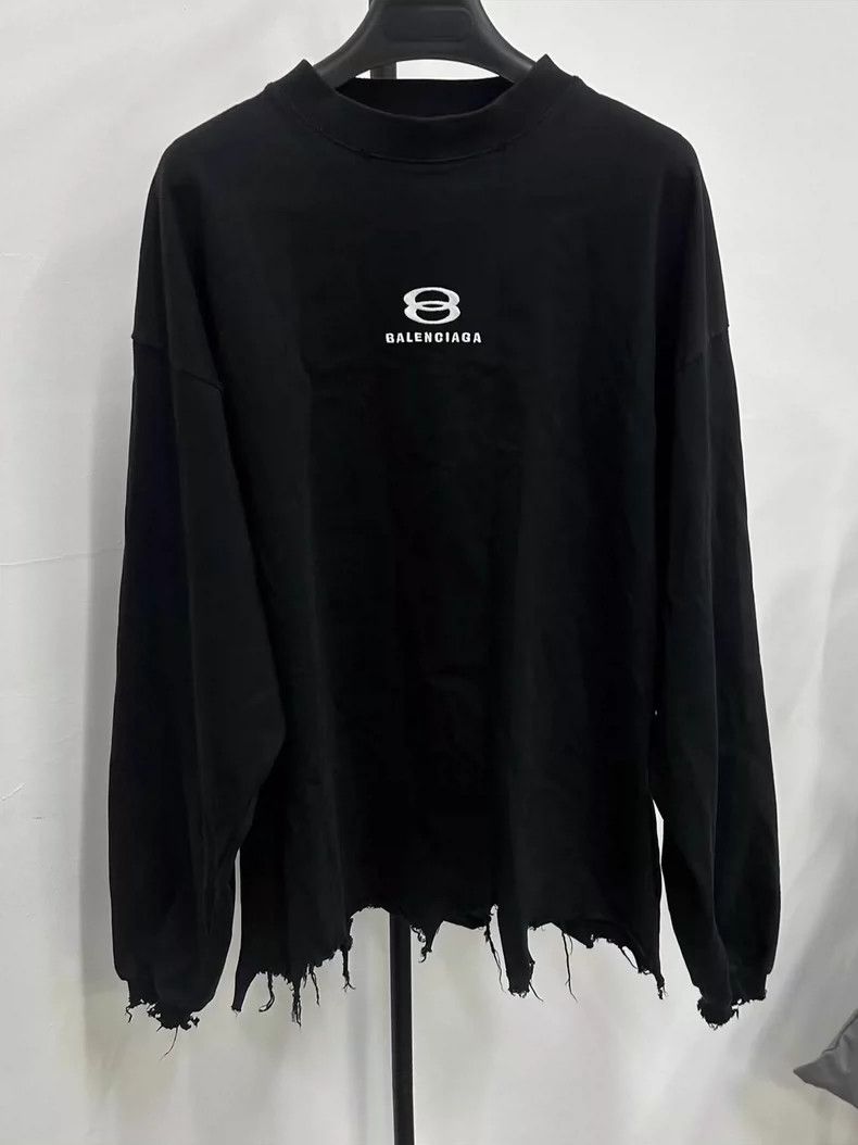 Balenciaga Balenciaga Tassels break double rings Oakley makes old hoo Size US S / EU 44-46 / 1 - 1 Thumbnail