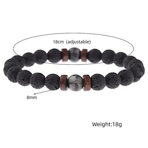 VIBE Lava Stone Bracelet Size ONE SIZE - 4 Thumbnail