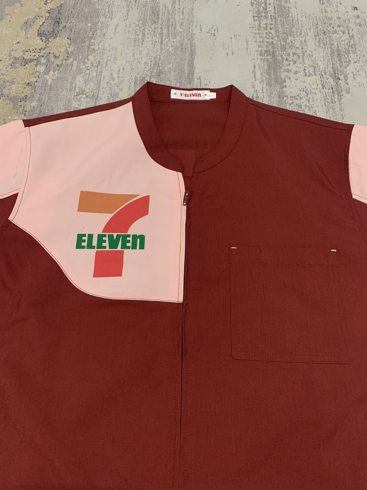 Japanese Brand VTG 7-Eleven Japan Employee Work Shirt Utility Top Size US L / EU 52-54 / 3 - 2 Thumbnail