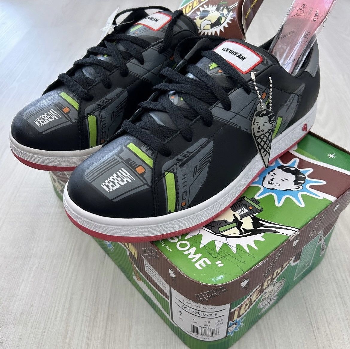Icecream × Reebok VERY RARE OG REEBOK X BBC/ICE CREAM BOUTIQUE SNEAKER Size US 9 / EU 42 - 2 Thumbnail