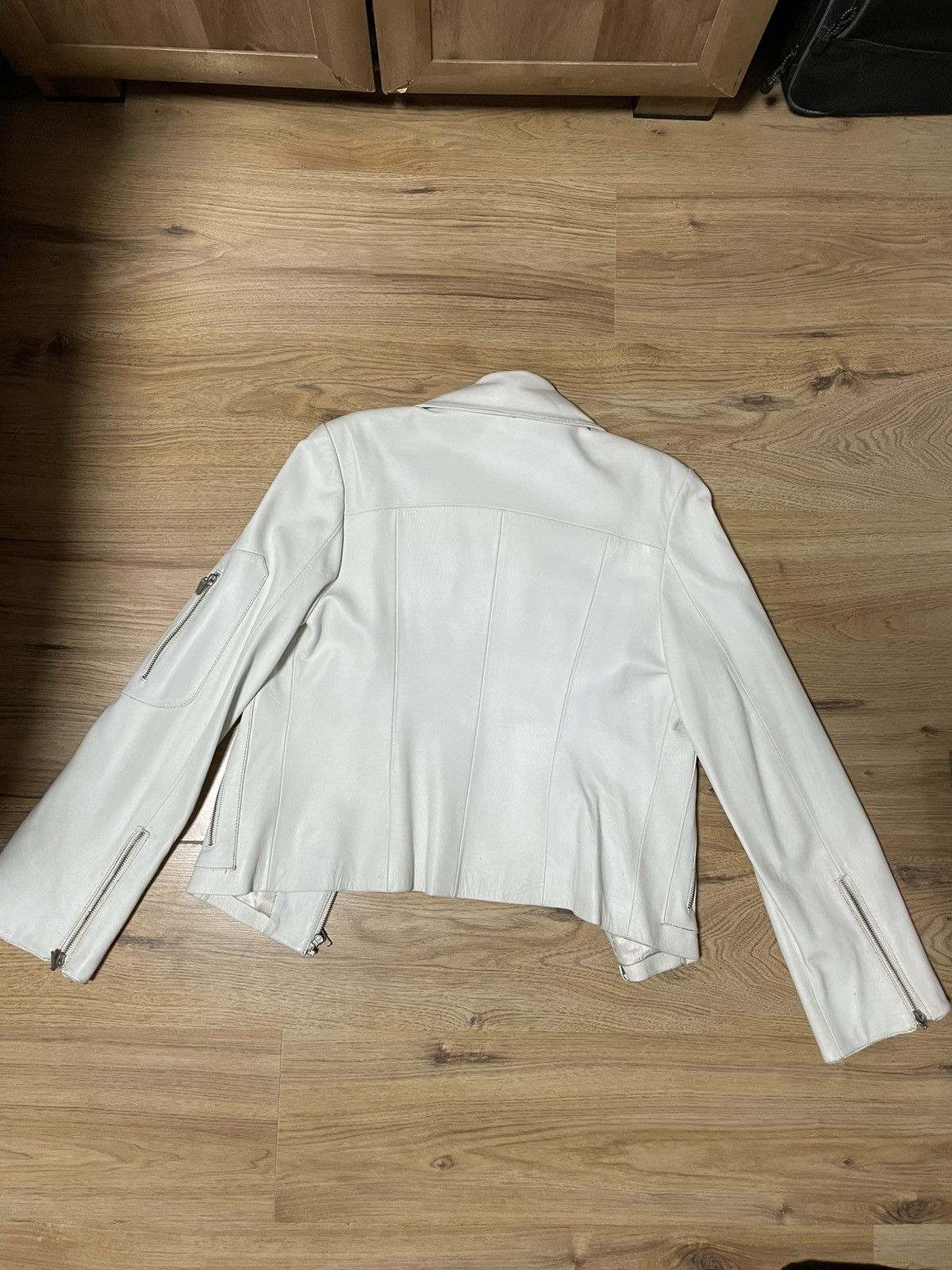 Other White lootdan leather jacket Size L / US 10 / IT 46 - 2 Thumbnail