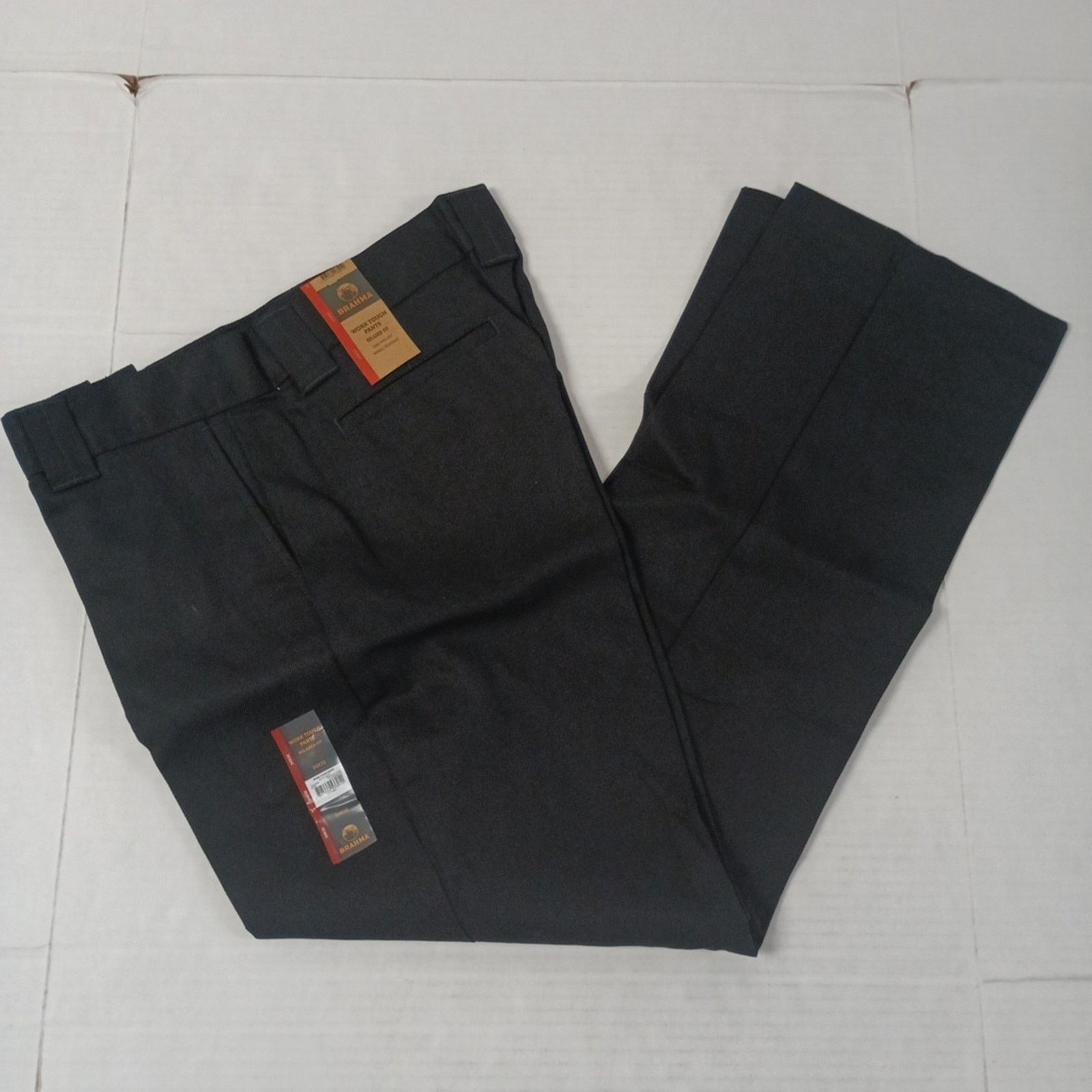Other Brahma Men's Work Tough Pants Size 34x32 Black Relaxed Fit Size US 34 / EU 50 - 1 Thumbnail