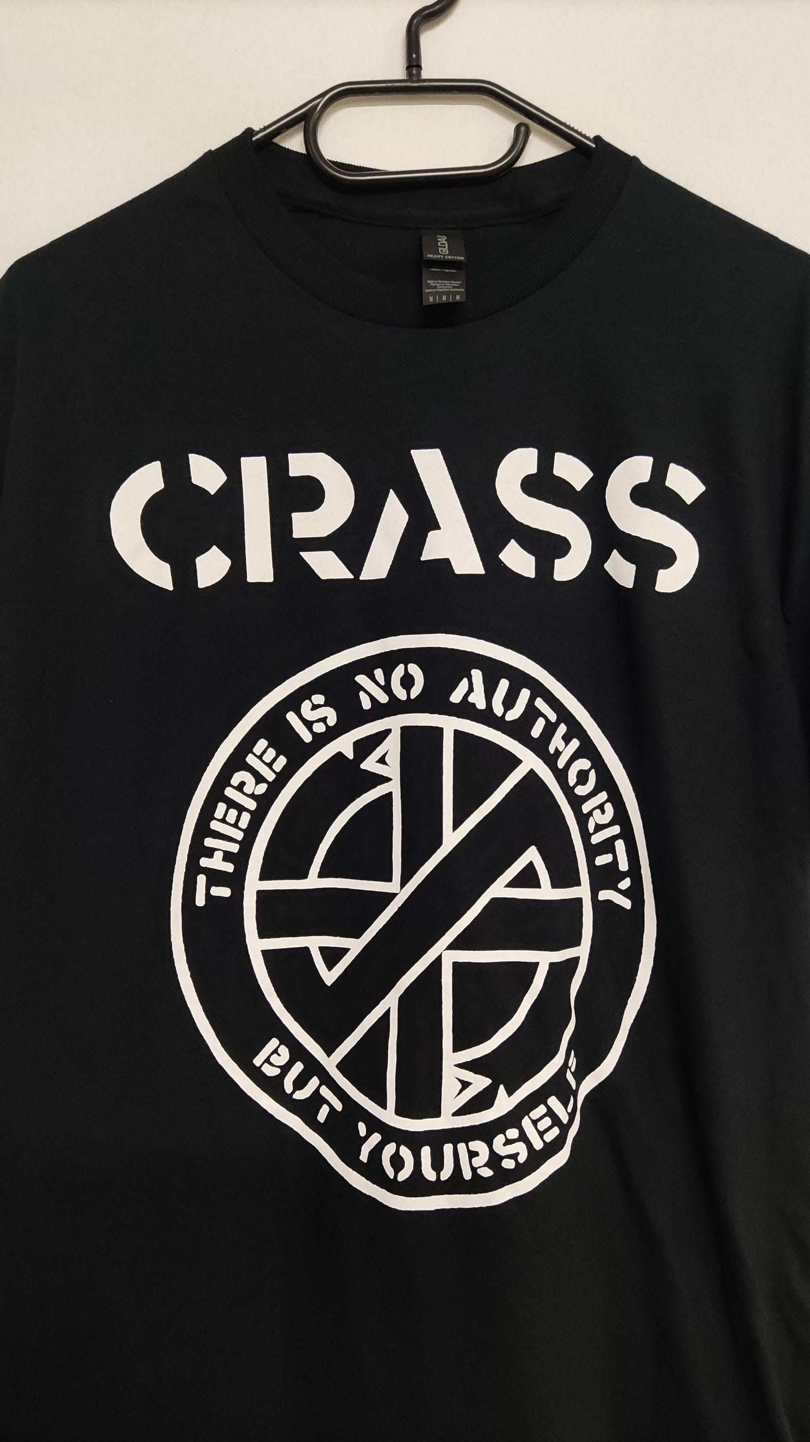 Gildan Crass There Is No Authority But Yourself T-shirts Size US M / EU 48-50 / 2 - 2 Thumbnail