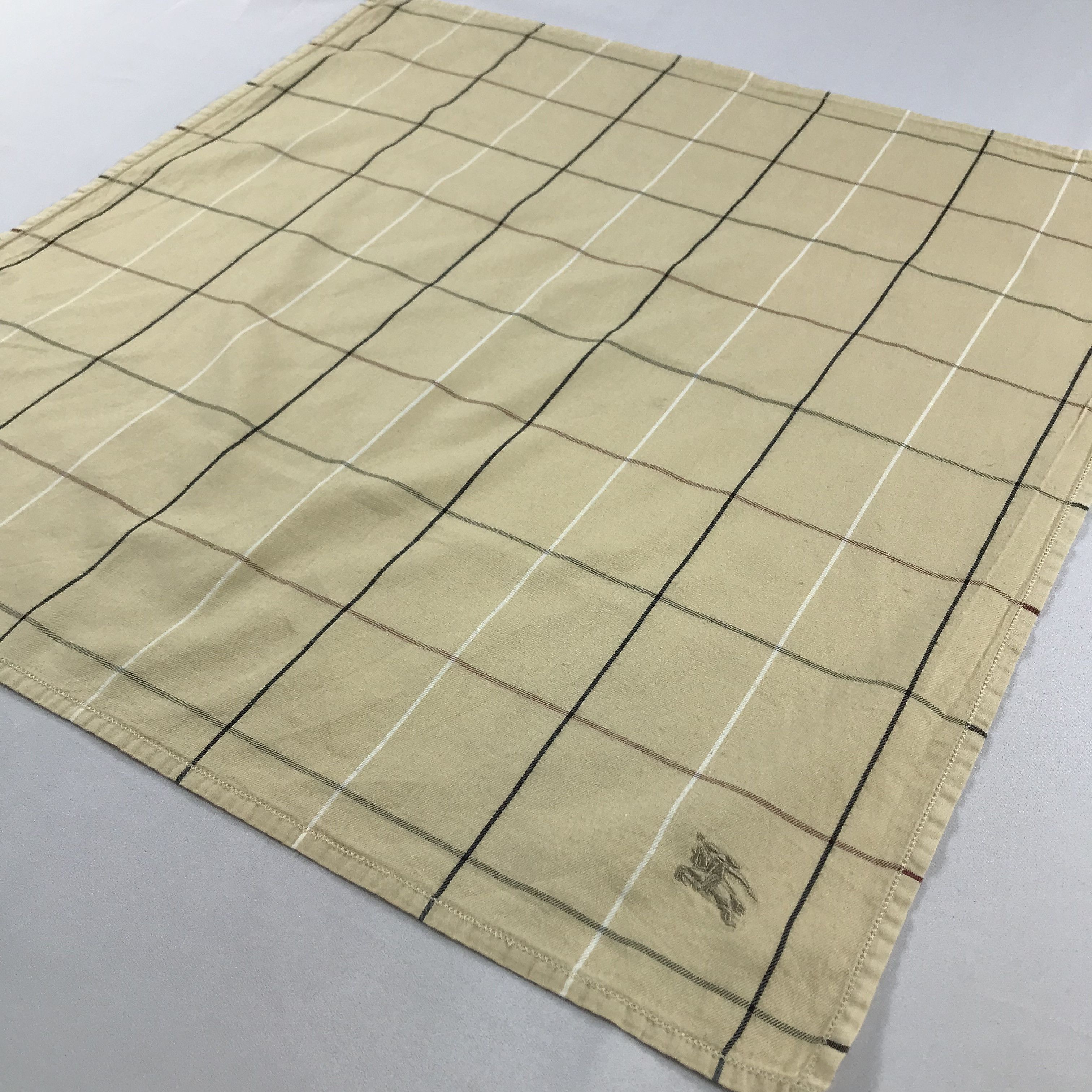 Burberry × Vintage Burberry Bandana / Handkerchief / Neckerchief - S2495 Size ONE SIZE - 2 Thumbnail