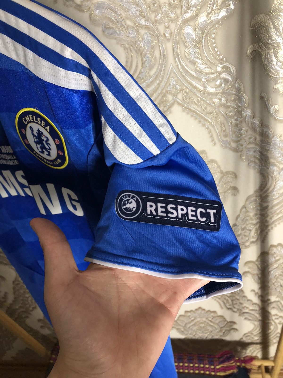 Vintage VERY RARE ADIDAS FC CHELSEA LONDON ENGLAND SOCCER JERSEY Y2K Size US M / EU 48-50 / 2 - 6 Thumbnail