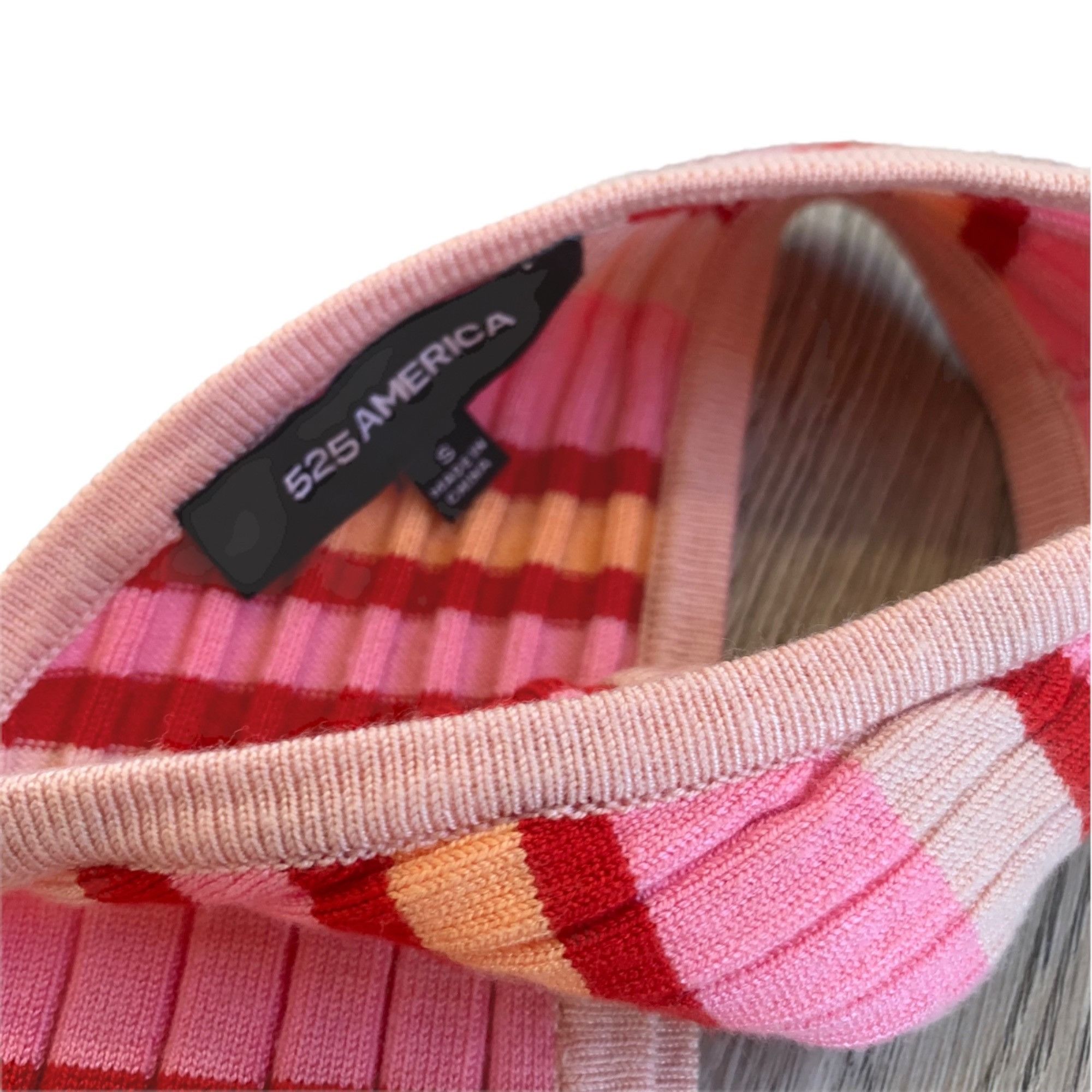 525 America 525 America Striped Y2K Sweater Vest S Size S / US 4 / IT 40 - 4 Thumbnail