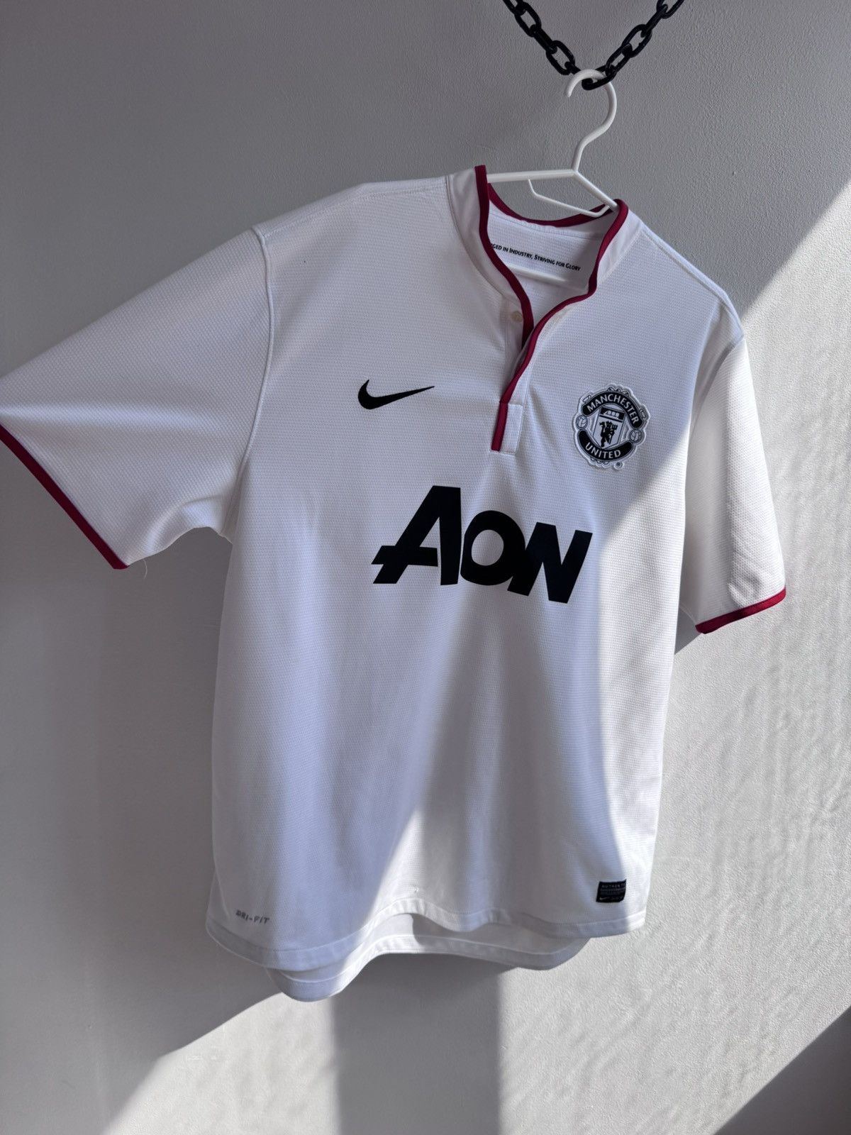 Nike MANCHESTER UNITED 2012 2013 2014 FOOTBAL SHIRT SOCCER JERSEY Size US XL / EU 56 / 4 - 3 Thumbnail